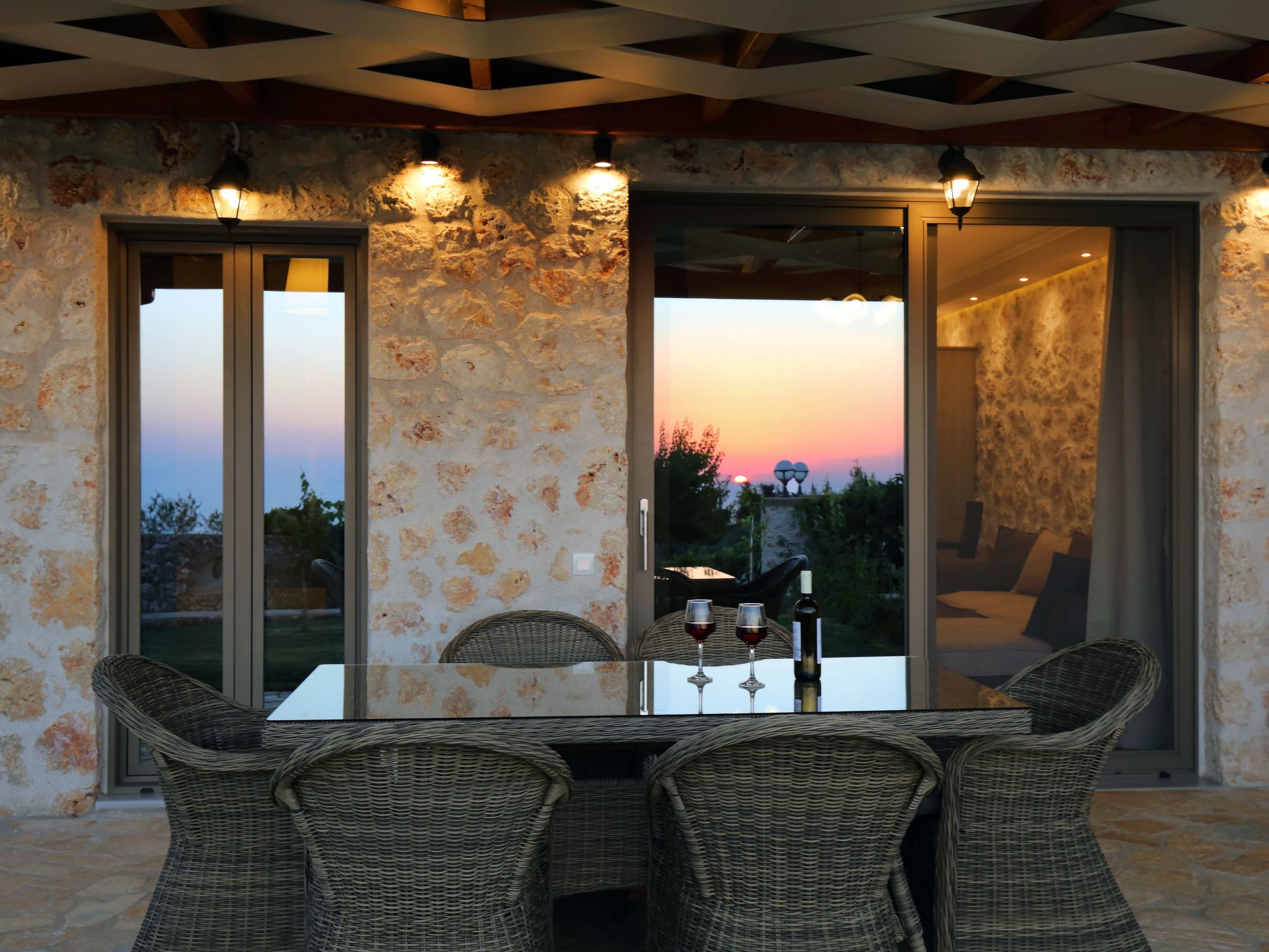 Vakantiehuis met privé zwembad in Aj. Nikitas (Griekenland) voor 4 personen