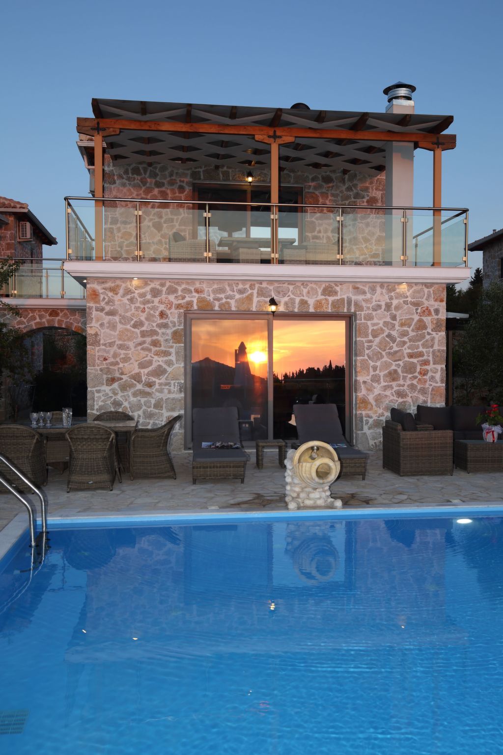 Luxuriöse Steinvilla Angela in der Nähe von Kathisma