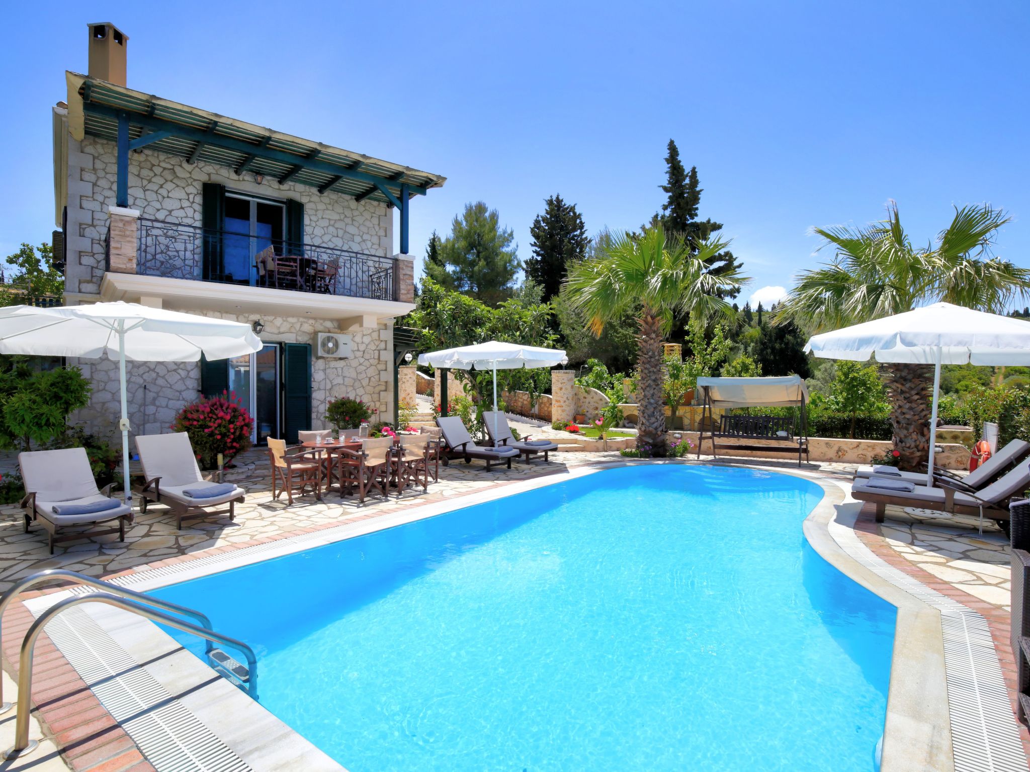 Für 6 Personen und 2 Kinder auf Lefkada