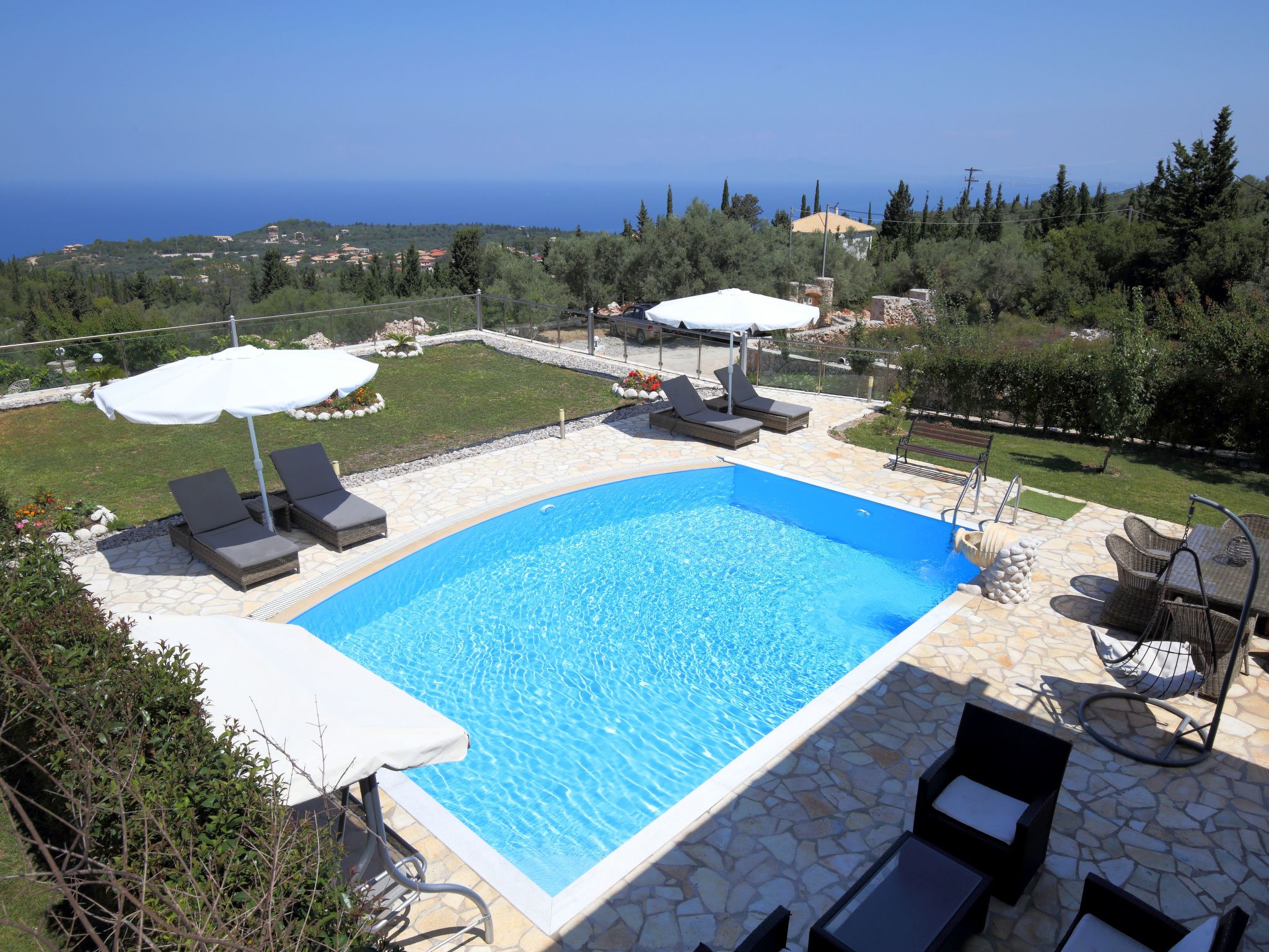 Luxuriöse Steinvilla Emily nahe dem Strand von Mylos