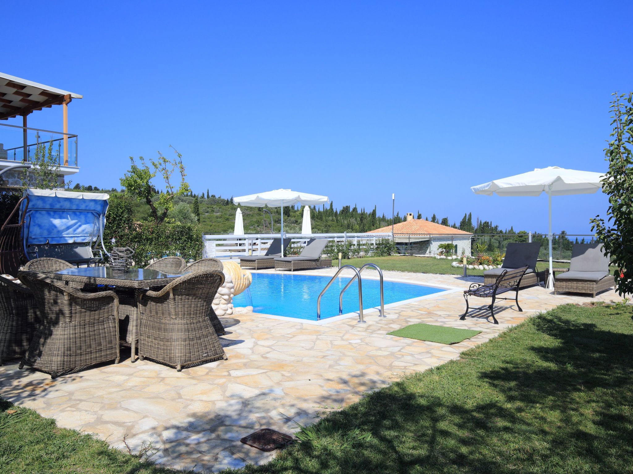 Luxuriöse Steinvilla Emily nahe dem Strand von Mylos