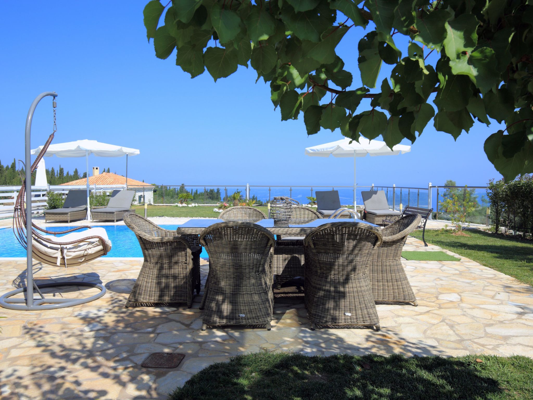 Luxuriöse Steinvilla Emily nahe dem Strand von Mylos