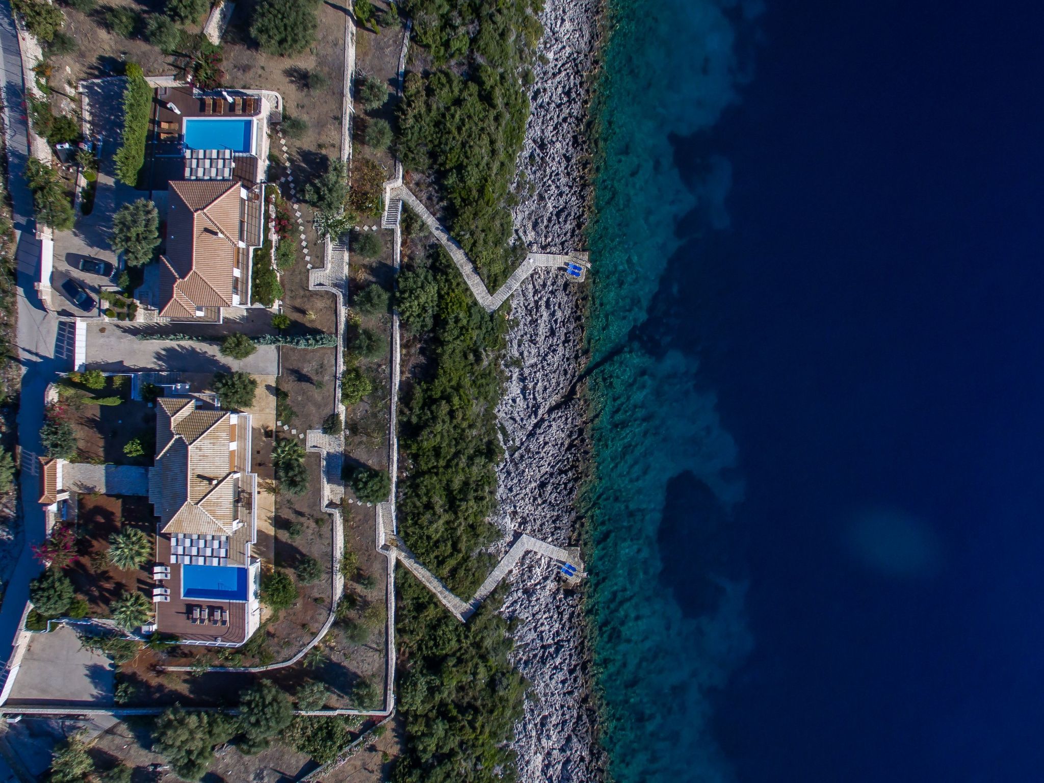 Karavi Villa mit privatem Zugang zum Meer