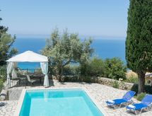 Villa met privézwembad en panoramisch uitzicht op de Ionische Zee in Vafkeri - thumbnail 1
