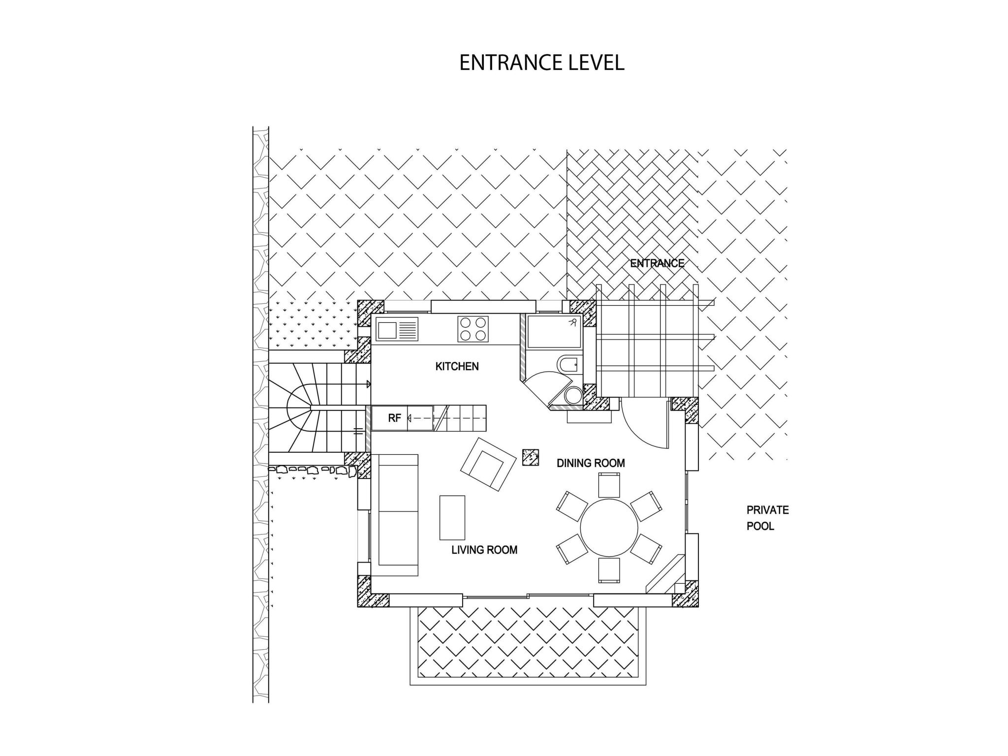 Villa mit Pool und majestätischem Meerblick-Binnen