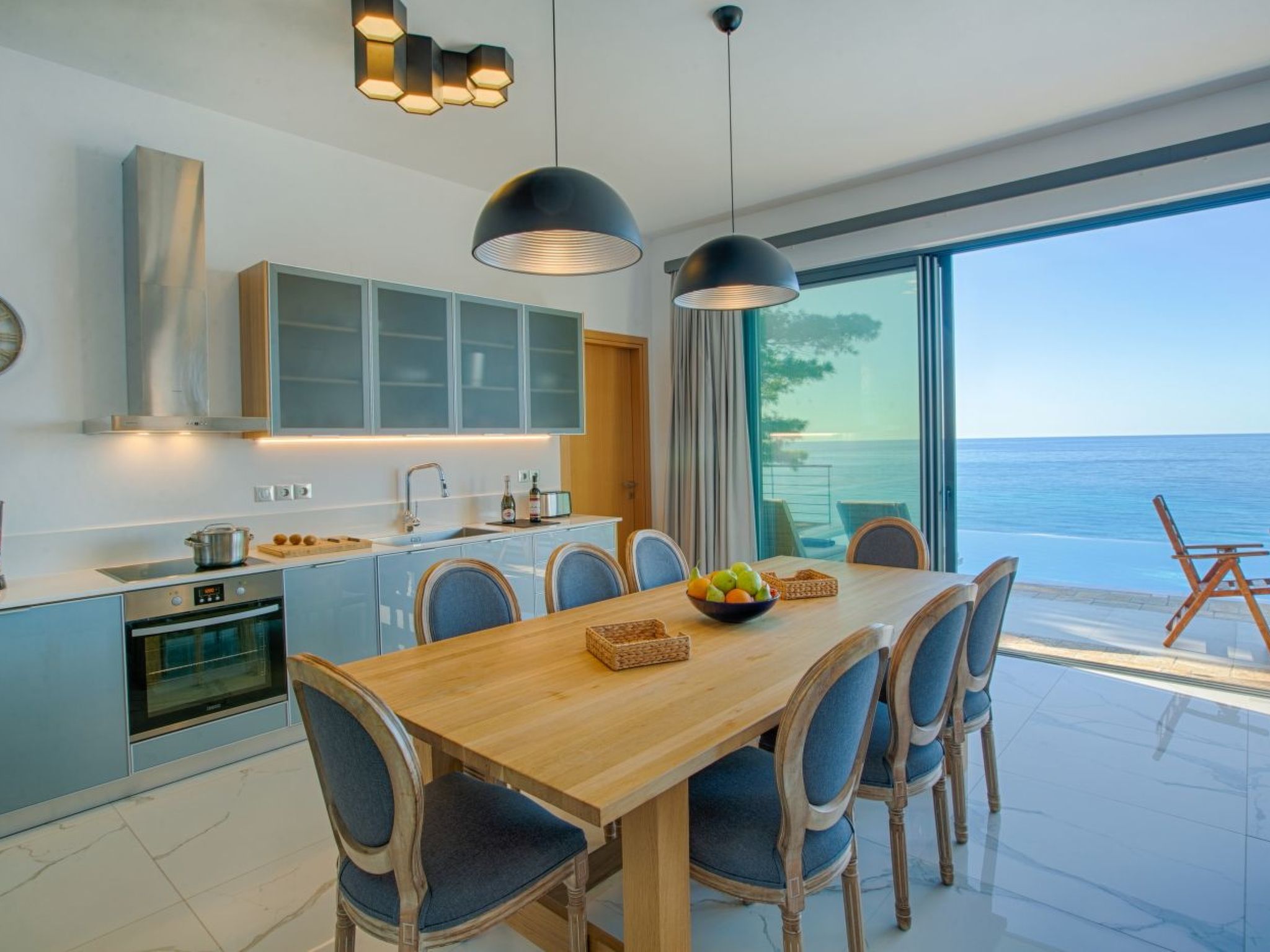 Milos Bay Villas- Brandneue moderne Villa mit spektakulärem Blick auf den Stran-Binnen