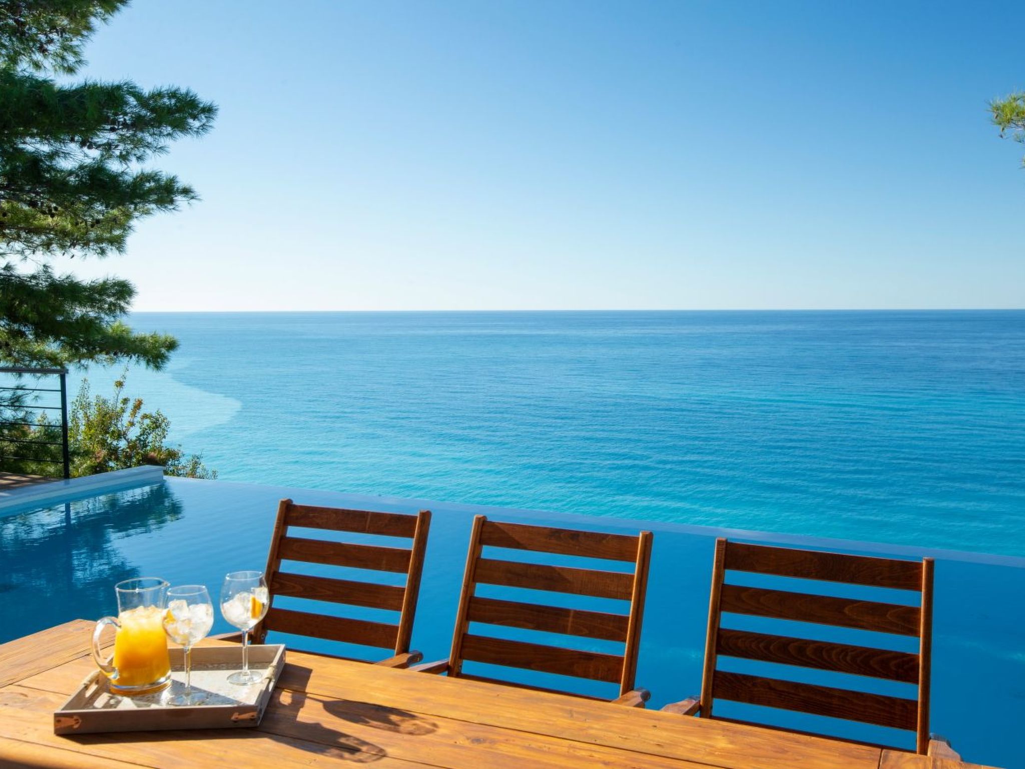 Milos Bay Villas- Brandneue moderne Villa mit spektakulärem Blick auf den Stran-Binnen