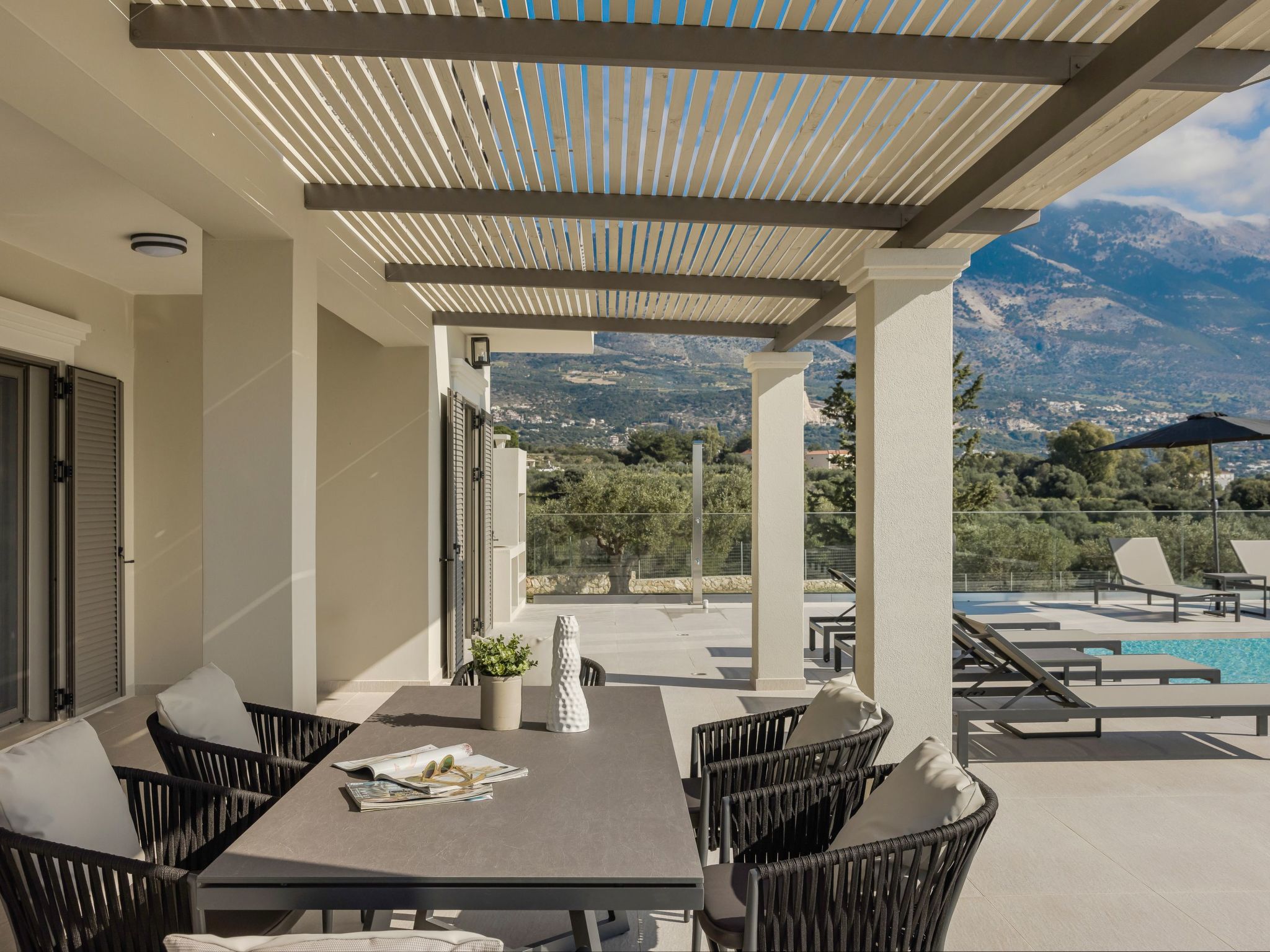 Villa Palast von Agathera-Dehors