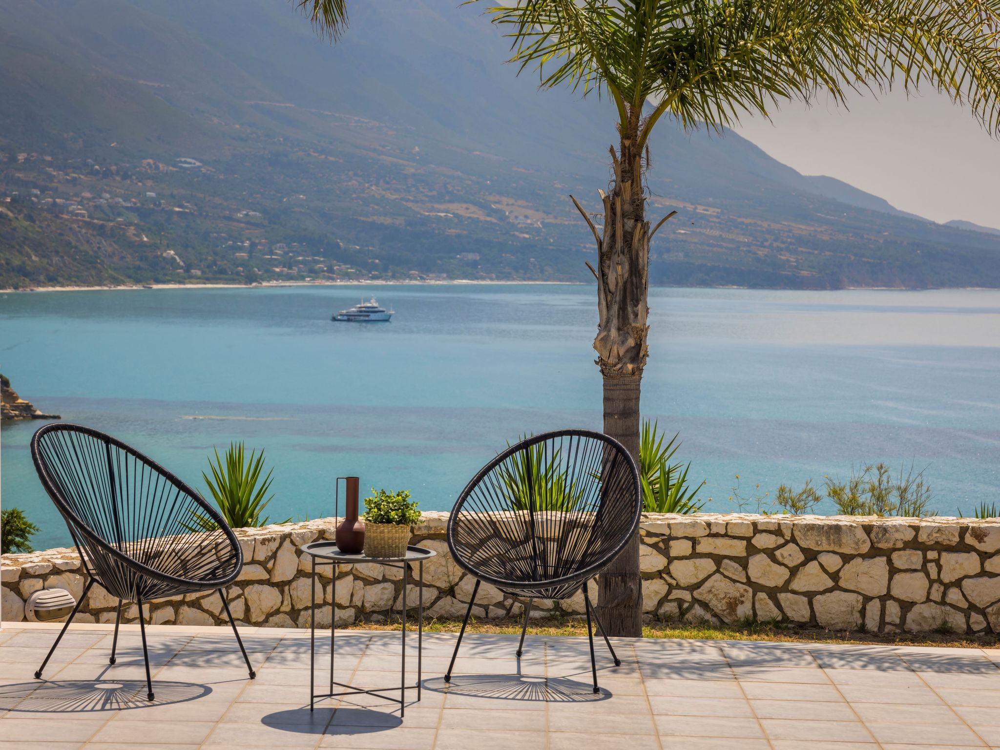 Ferienvilla "Seaspray" mit Blick auf das Wasser-Dehors