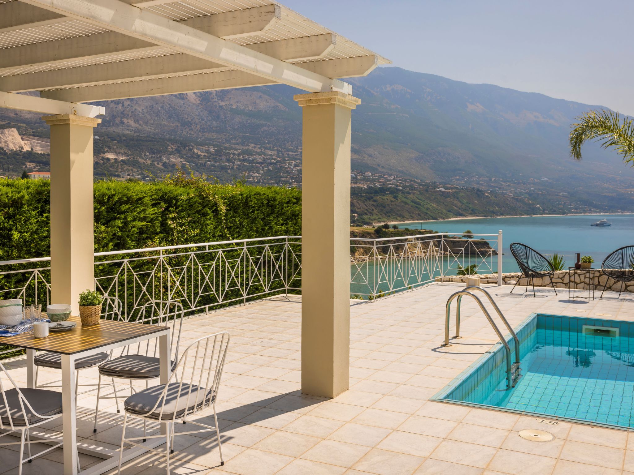 Ferienvilla "Seaspray" mit Blick auf das Wasser-Dehors