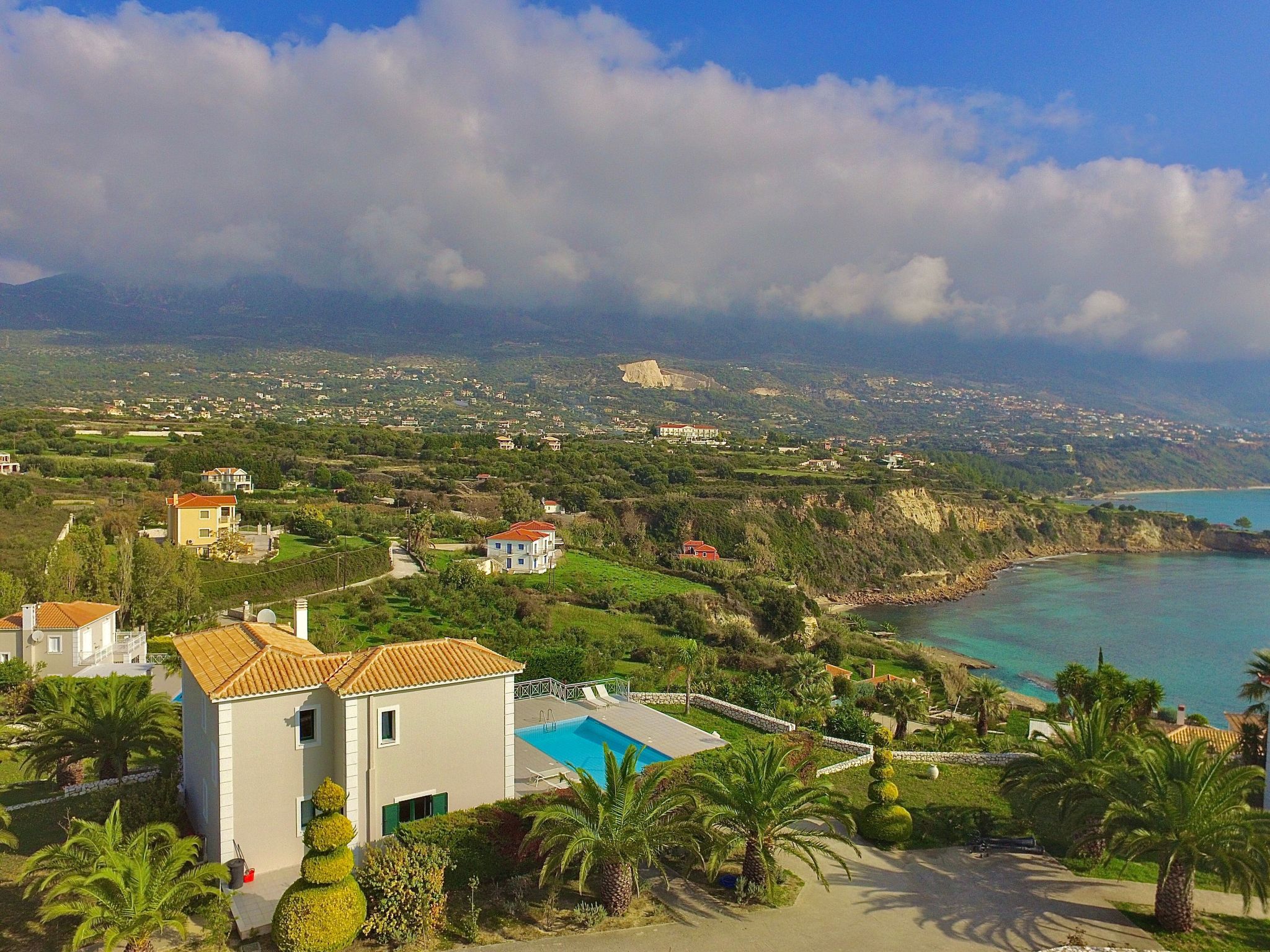 Ferienvilla 'Seaspray' mit Blick auf das Wasser