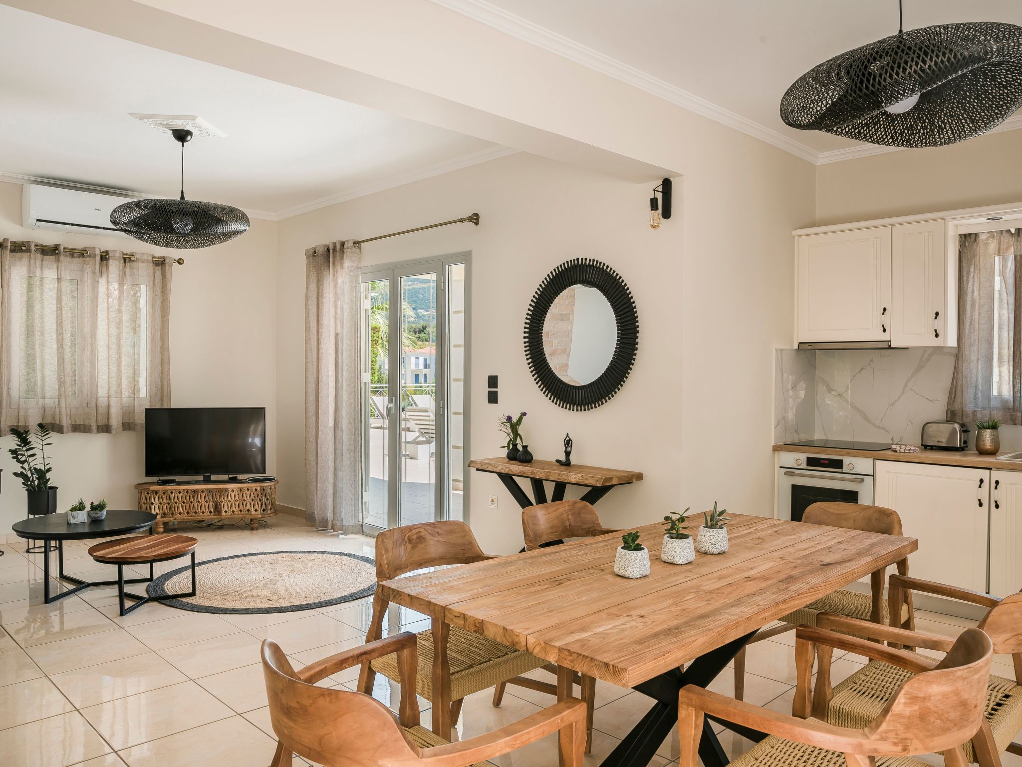 Luxusvilla Thalassa, direkt am Meer-Dedans