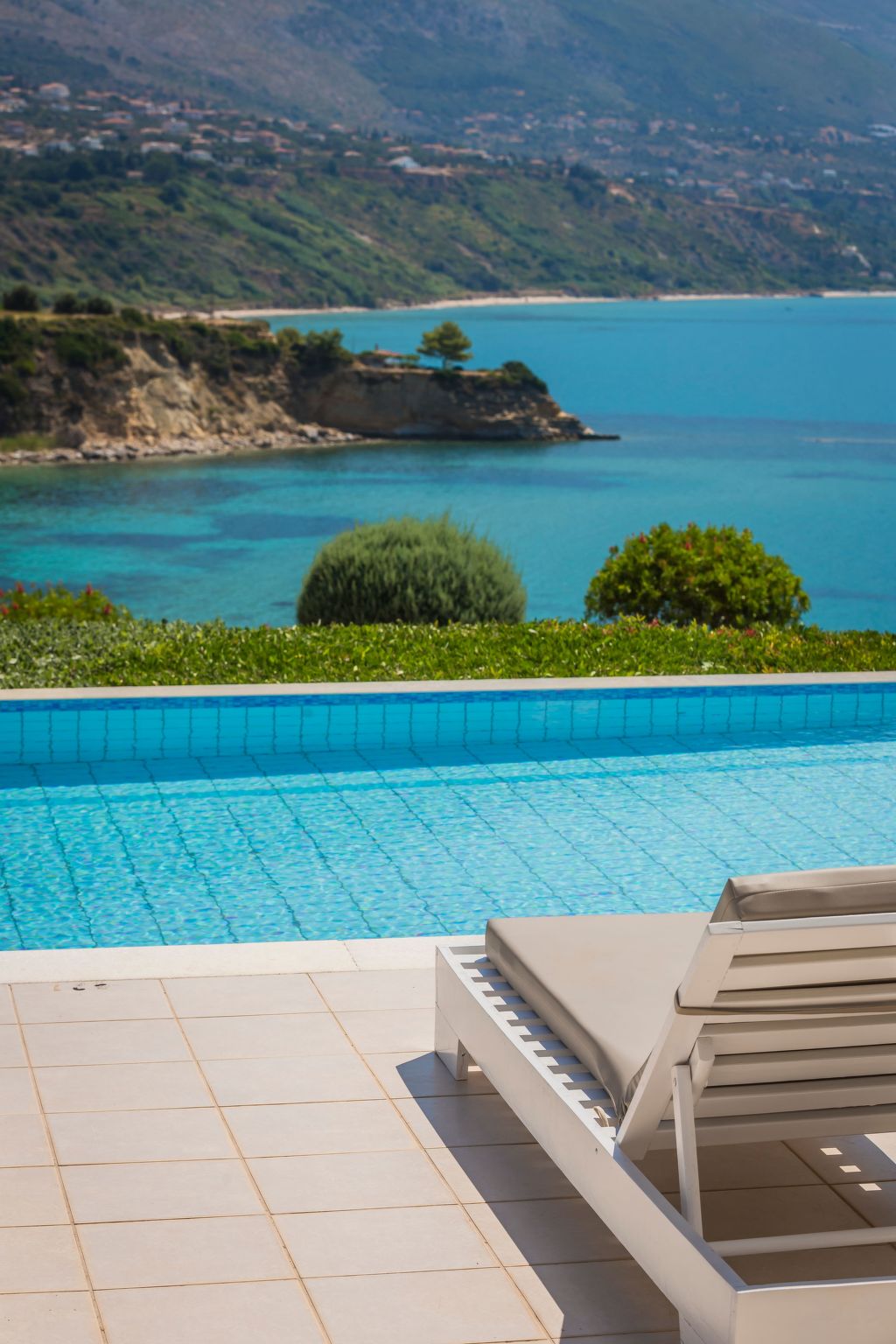 Luxusvilla Thalassa, direkt am Meer-Dehors