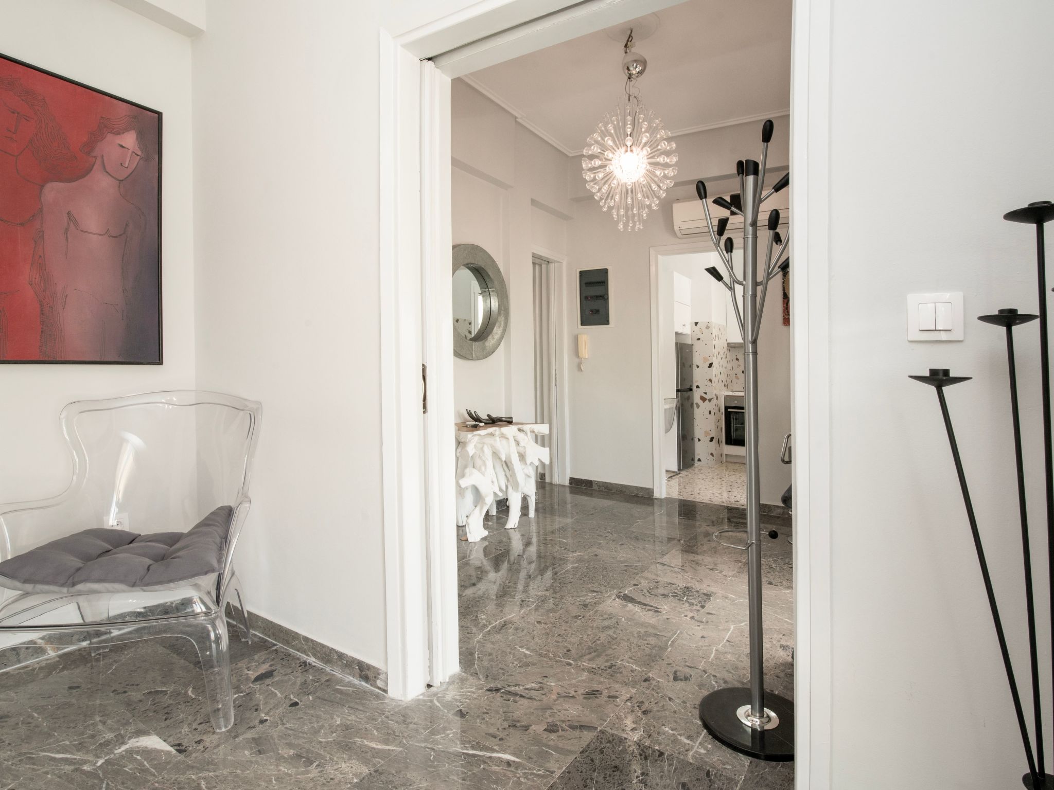 Athen von unserem Haus aus, wenige Schritte von der Akropolis entfernt-Binnen