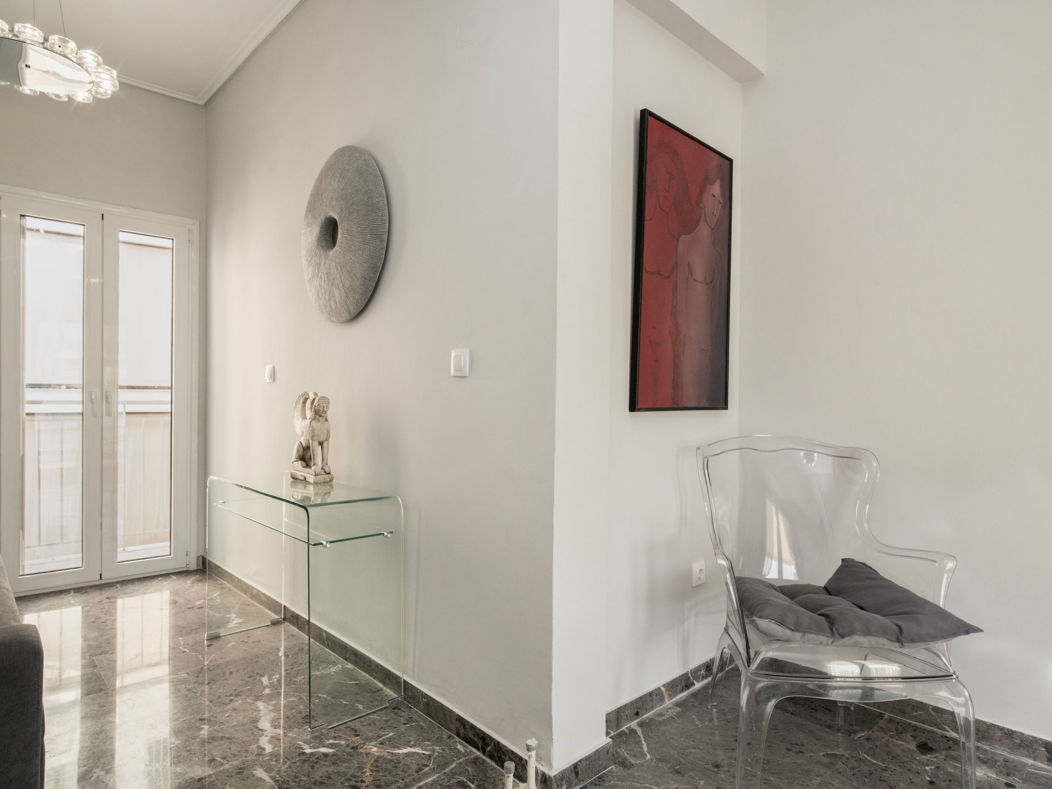 Athen von unserem Haus aus, wenige Schritte von der Akropolis entfernt-Binnen