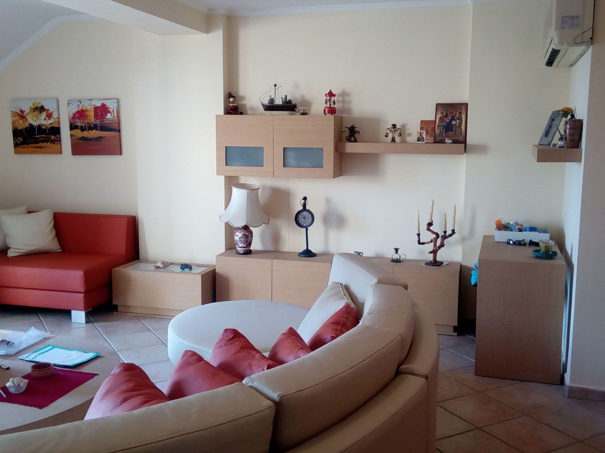 Privater Pool Panorama Athen 2 Stockwerk Villa-Dedans