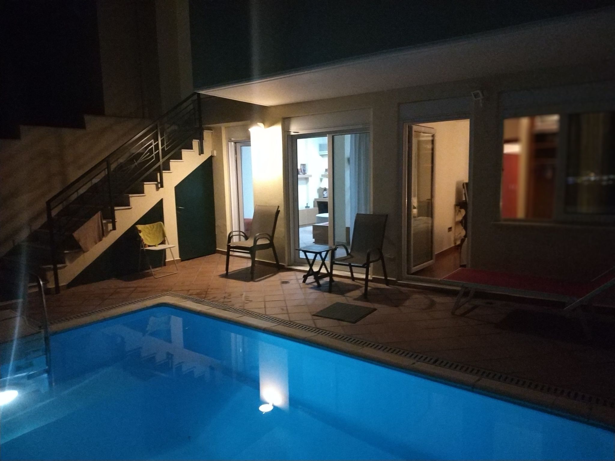 Privater Pool Panorama Athen 2 Stockwerk Villa-Dehors
