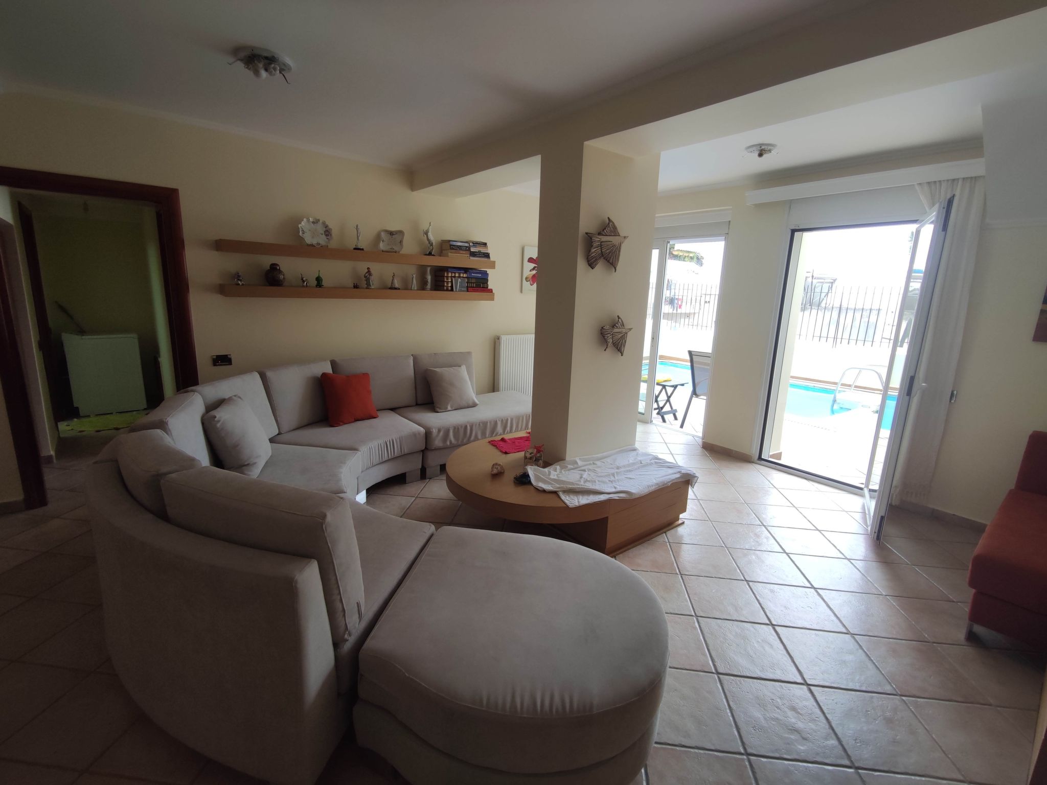 Privater Pool Panorama Athen 2 Stockwerk Villa-Dedans