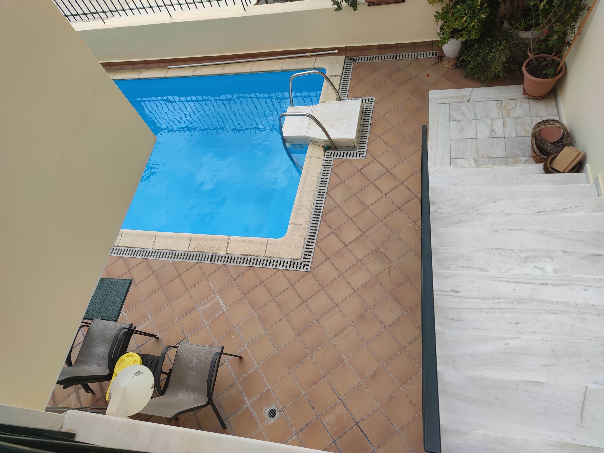 Privater Pool Panorama Athen 2 Stockwerk Villa-Dehors