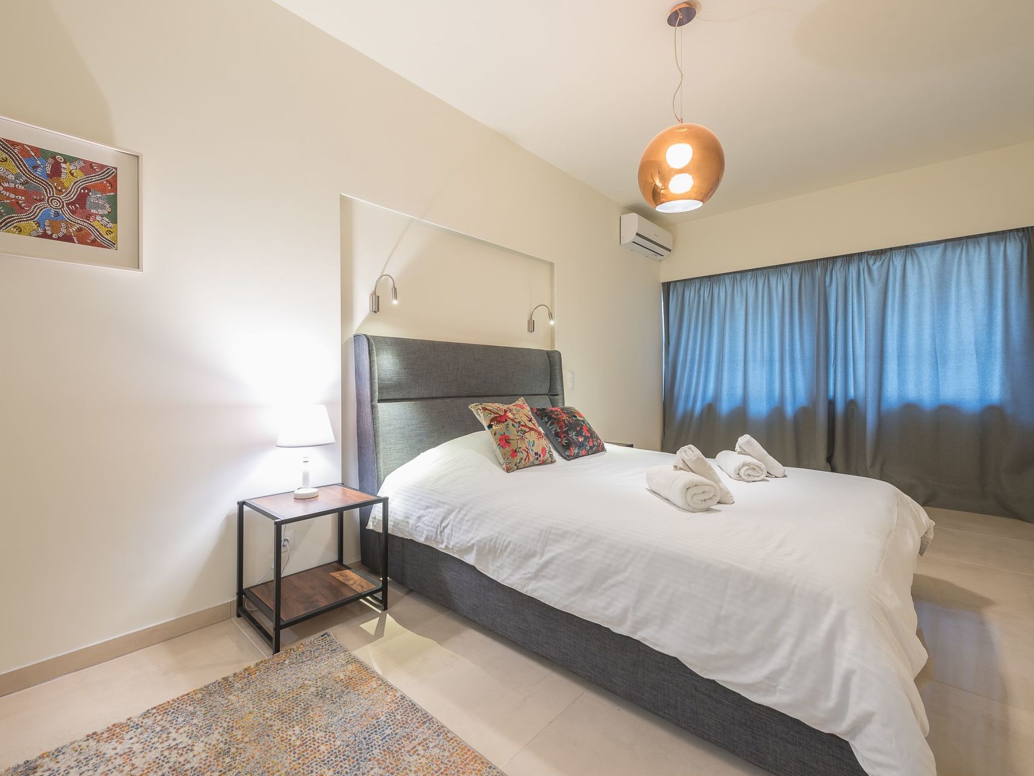 Stilvolle 2 Schlafzimmer, nur wenige Schritte von Fokionos Negri-Binnen