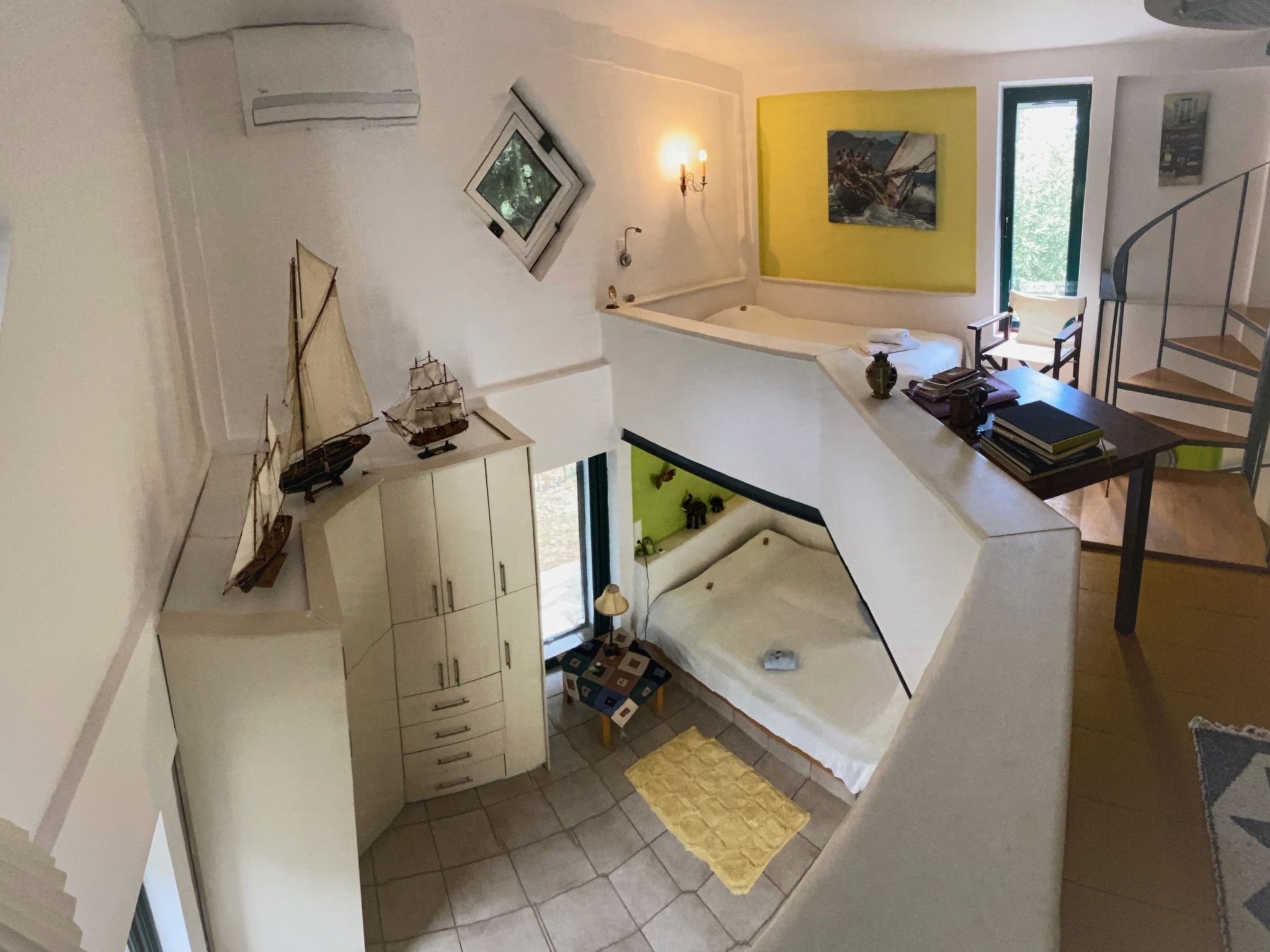 In Paralia Sergoulas mit Kleinem Balkon-Binnen