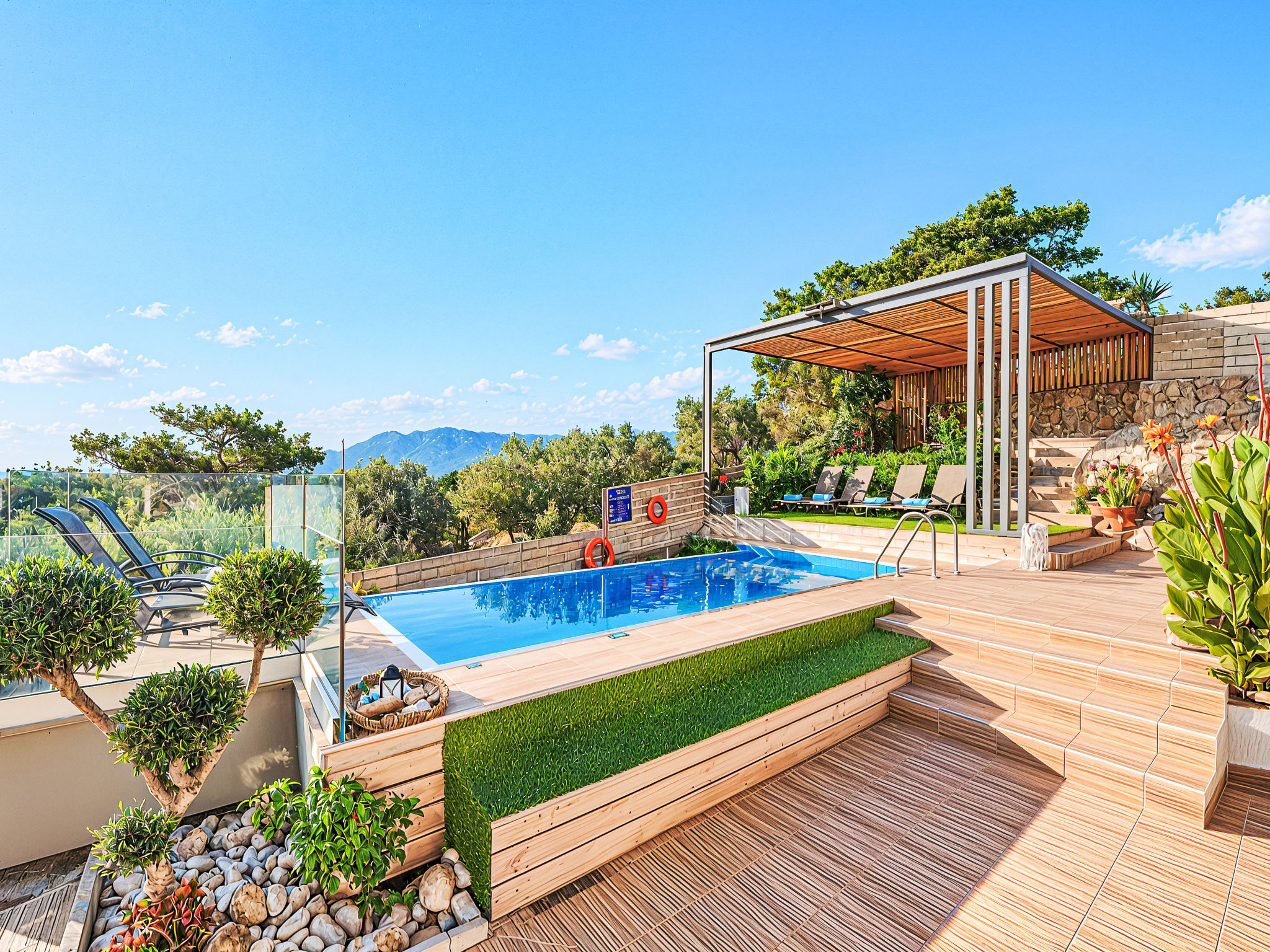 Maison Canes Villa Beheizter Pool – Terrasse, photo 4 sur 36