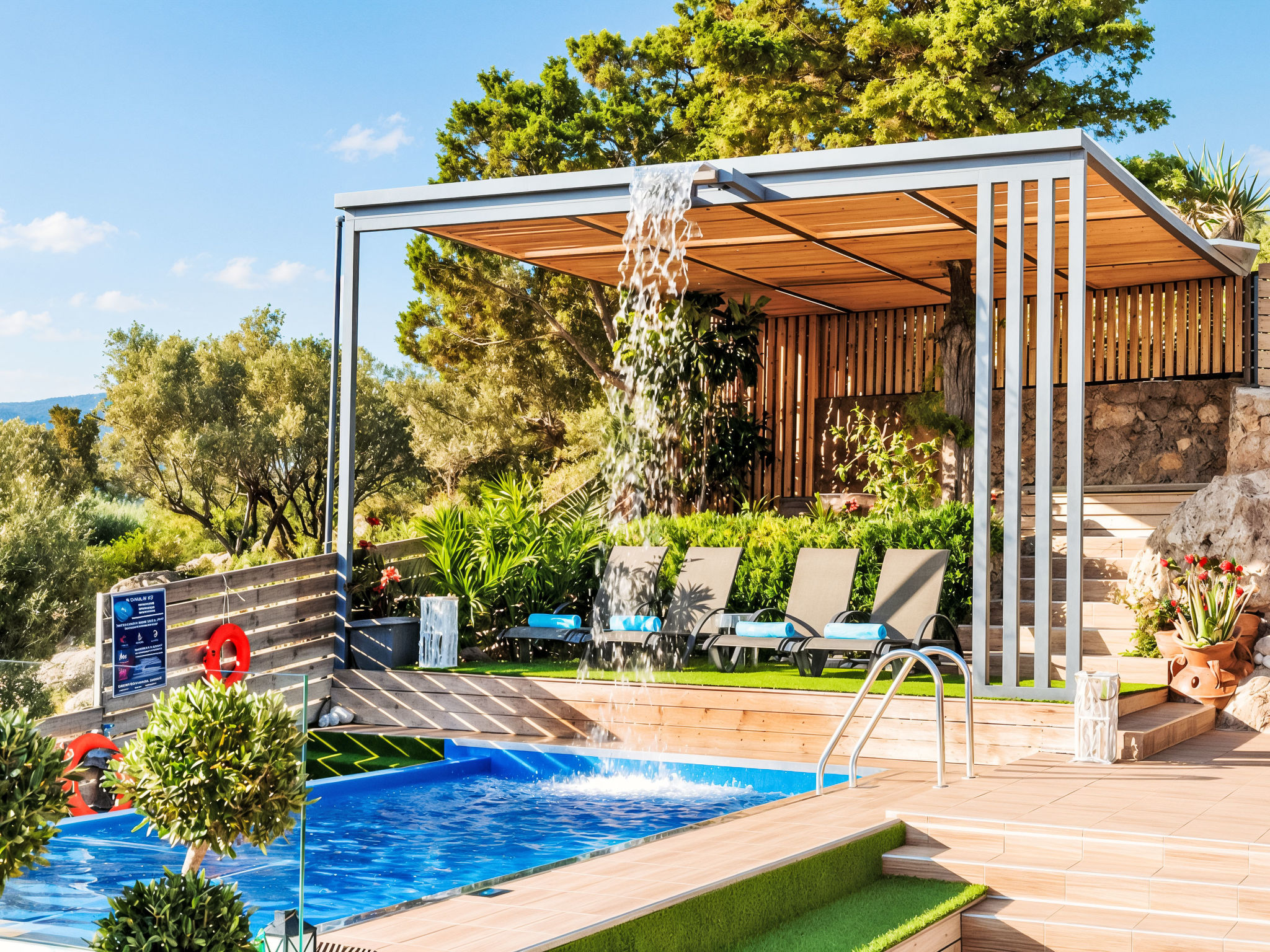 Maison Canes Villa Beheizter Pool – Piscine extérieure, photo 5 sur 36