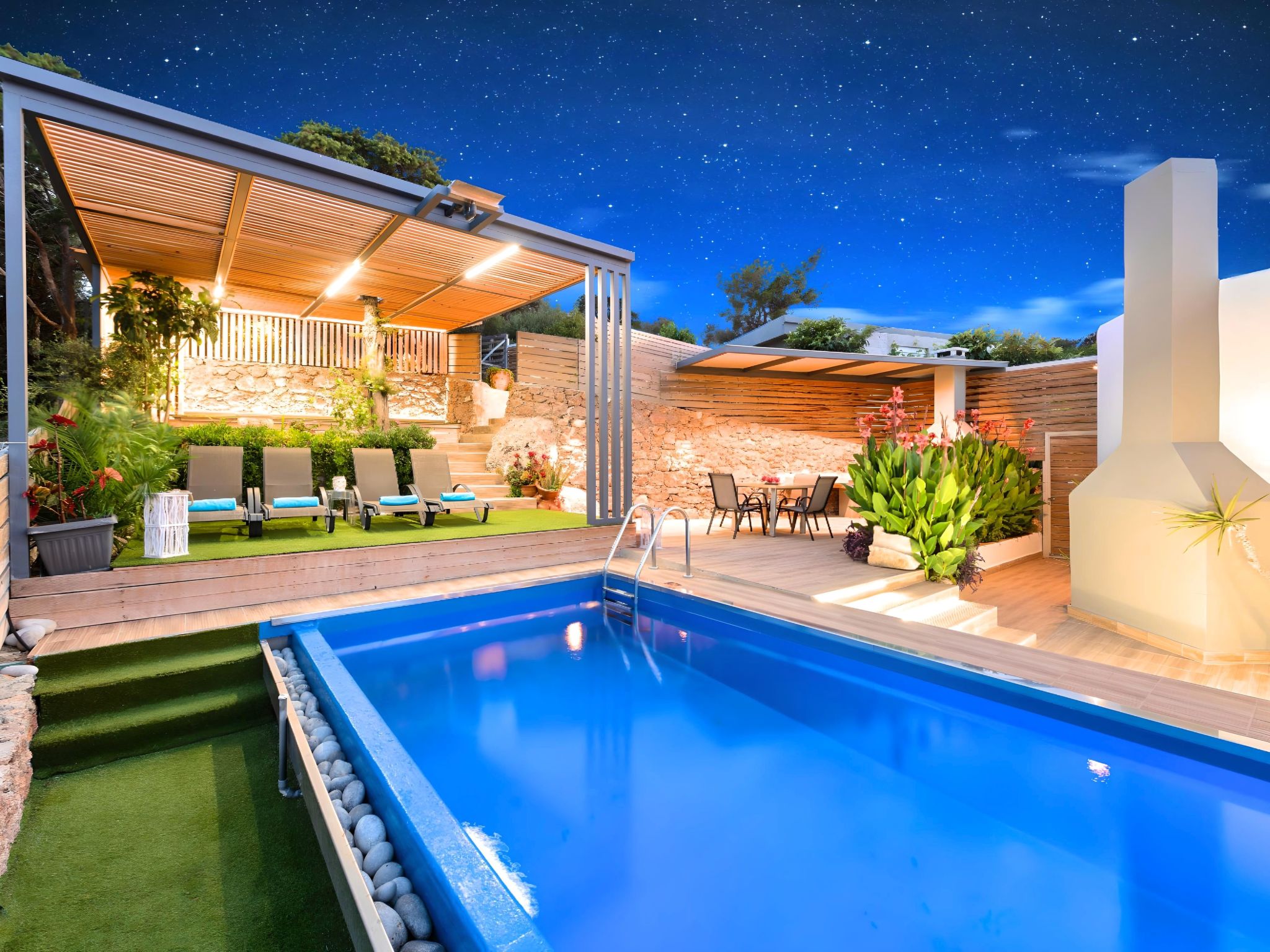 Canes Villa Beheizter Pool