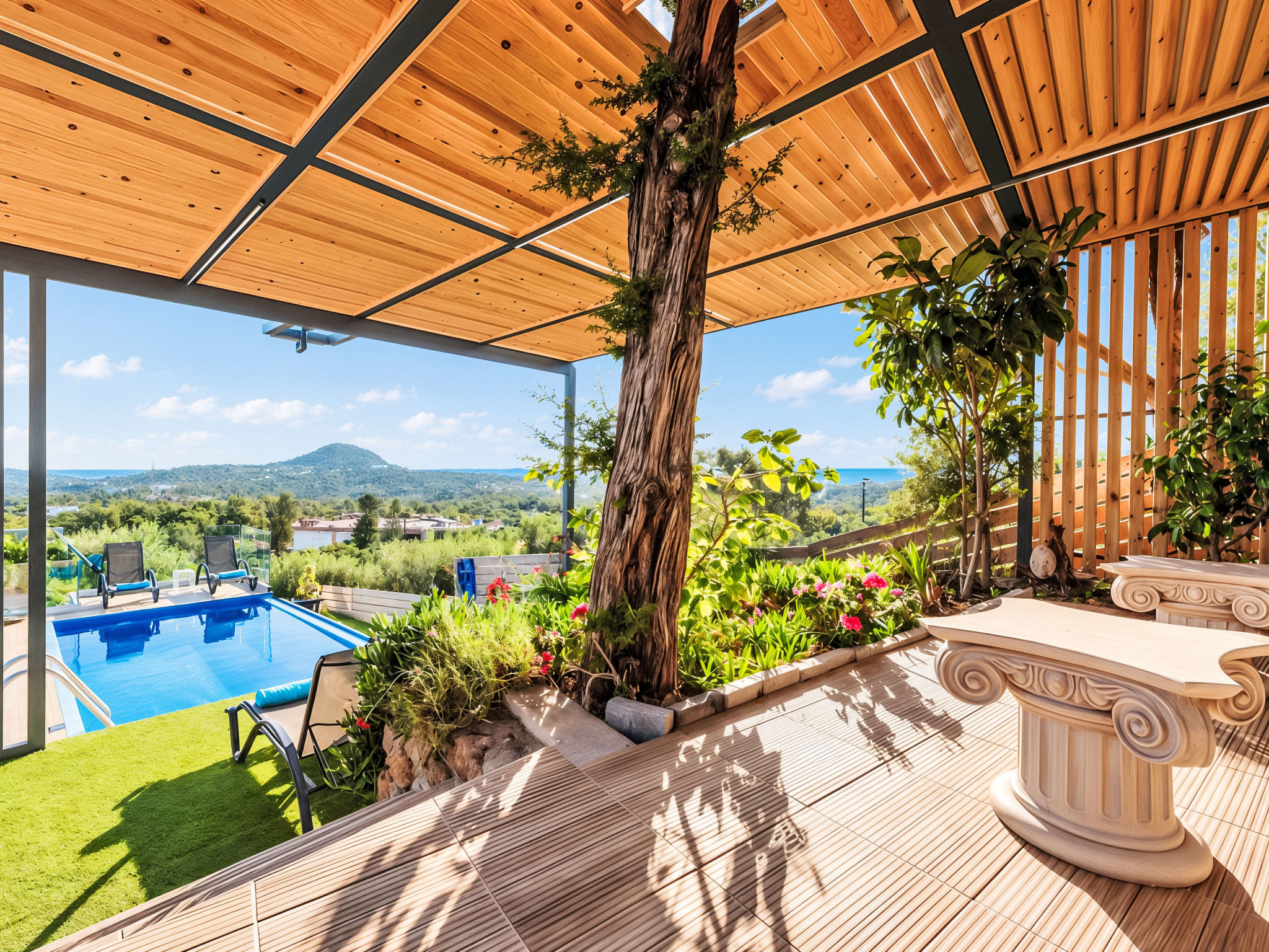 Maison Canes Villa Beheizter Pool – Terrasse, photo 7 sur 36