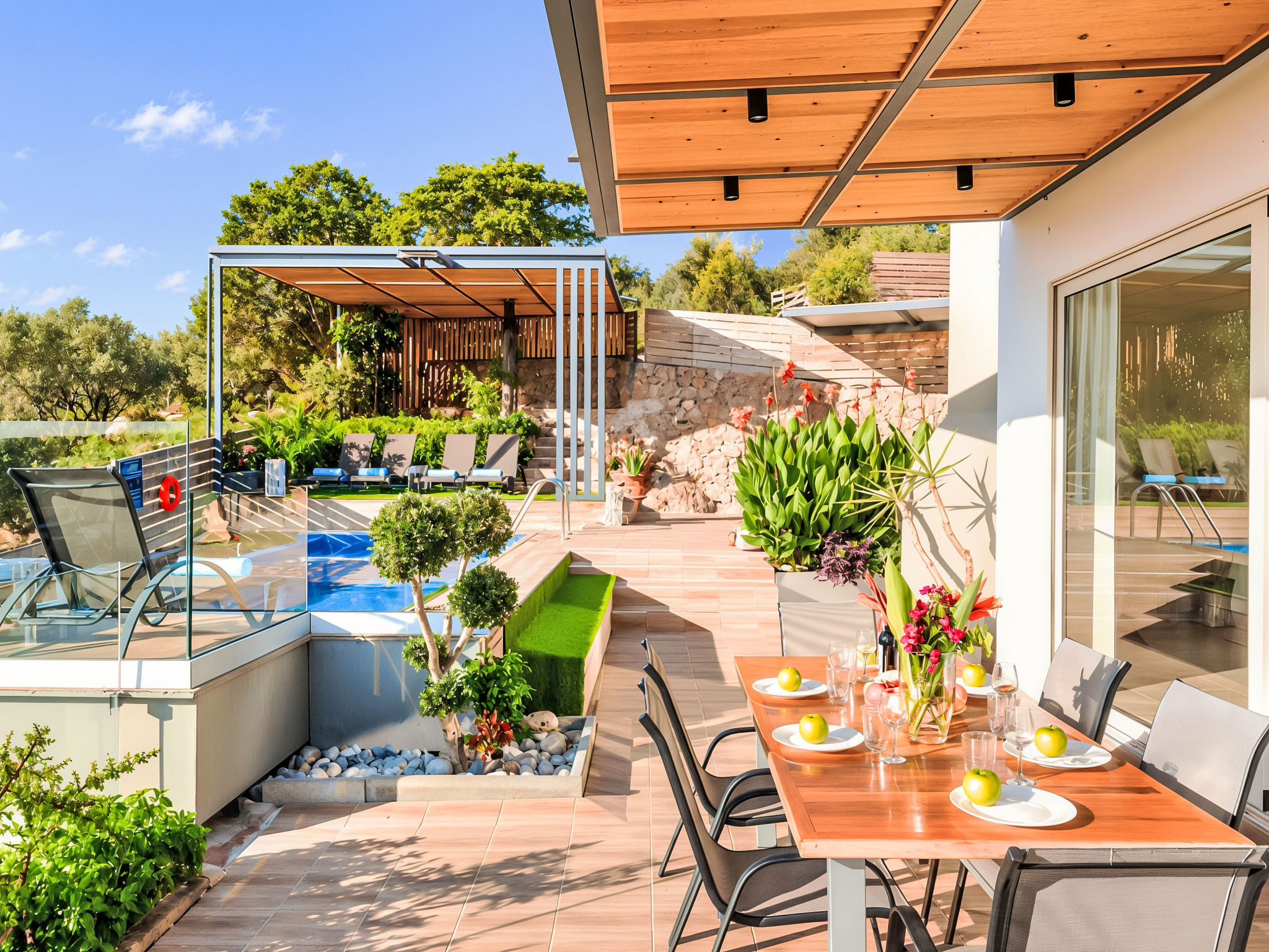 Maison Canes Villa Beheizter Pool – Terrasse, photo 10 sur 36