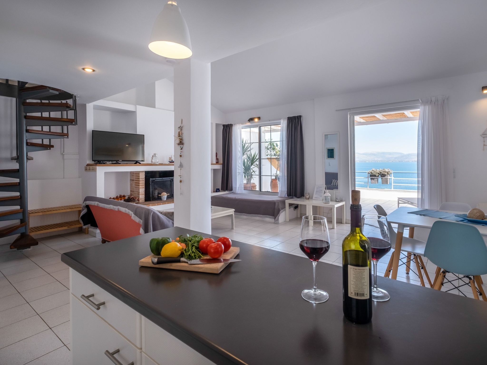 Ferienapartment für bis zu fünf Personen-Drinnen