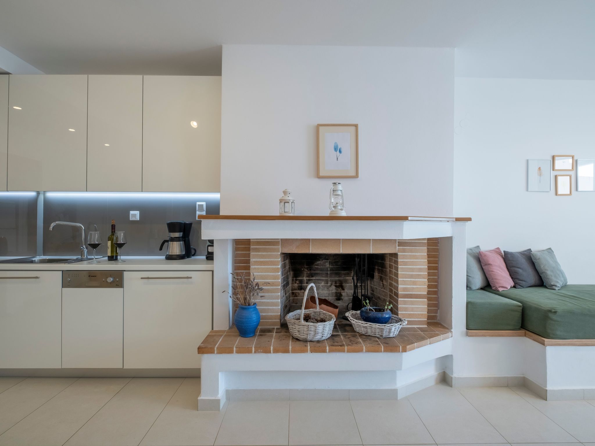 Luxuriöses Apartment mit einem Schlafzimmer direkt am Wasser, Meerblick-Dedans