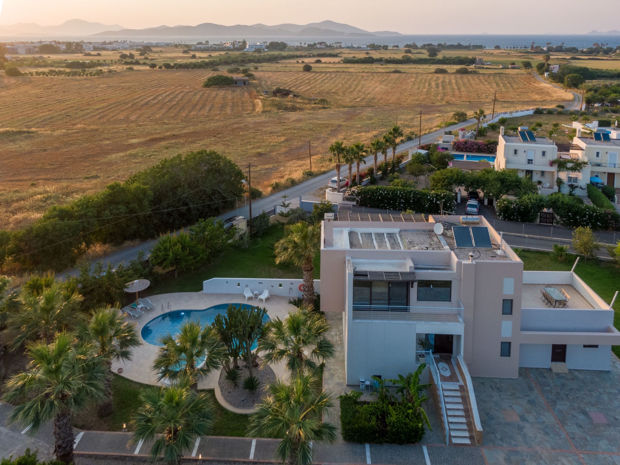 Ferienvilla "Xenos 2" mit Blick auf das Wasser
