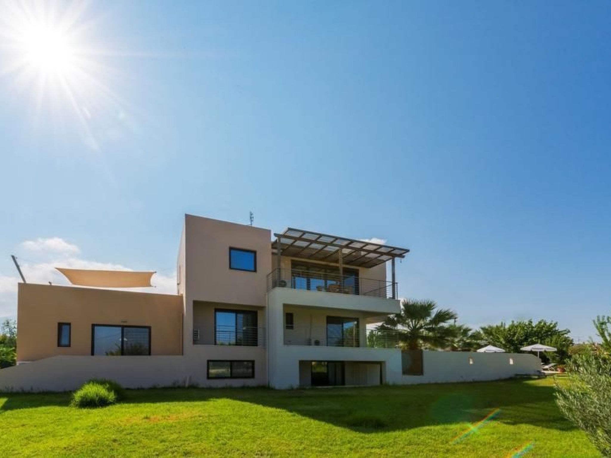 Ferienvilla "Xenos 2" mit Blick auf das Wasser