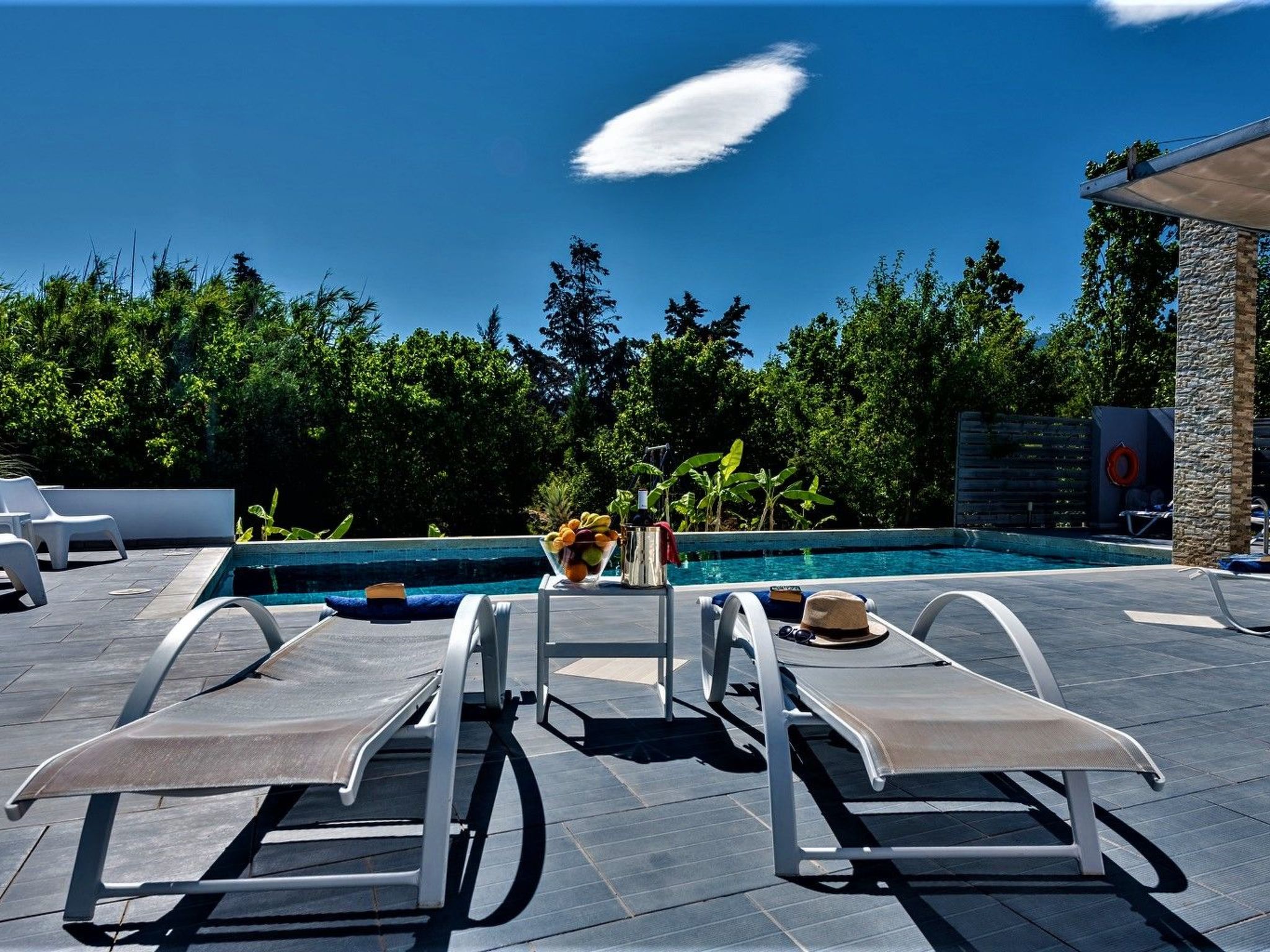 Villa "Xenos" mit Blick auf das Wasser