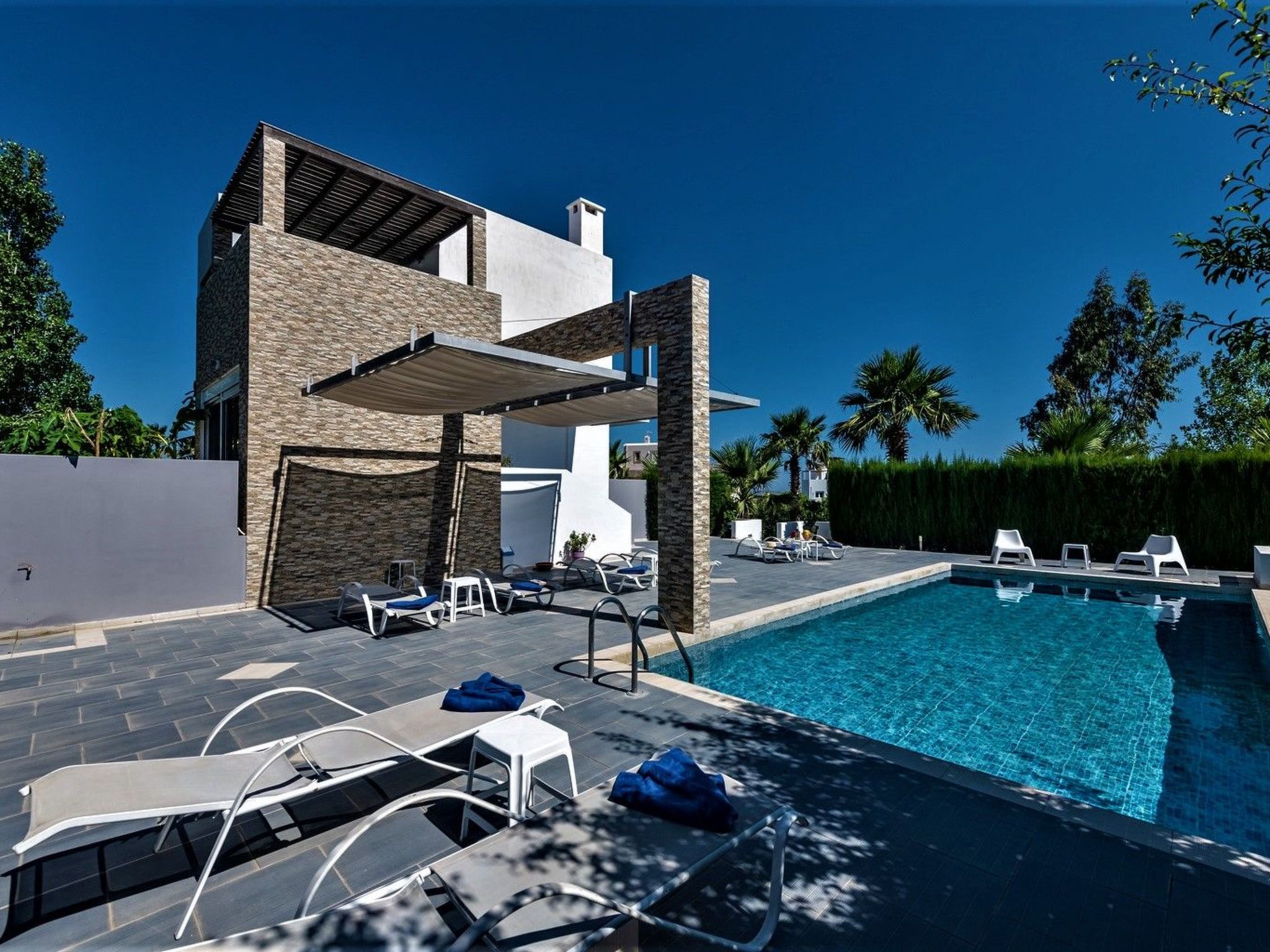 Villa "Xenos" mit Blick auf das Wasser