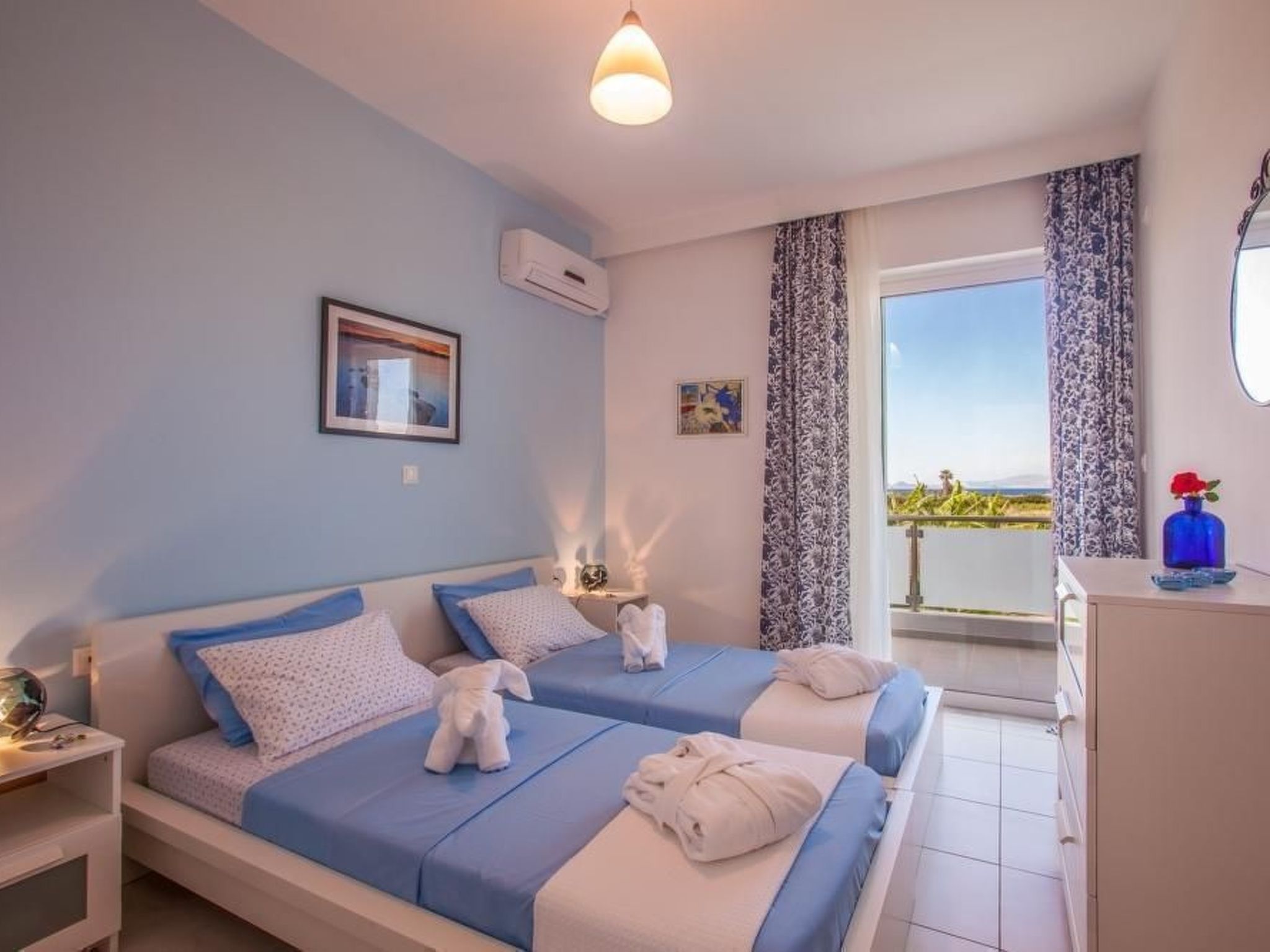 Villa Xenos op Kos: Vrijstaand met privézwembad en uitzicht op zee - foto 36