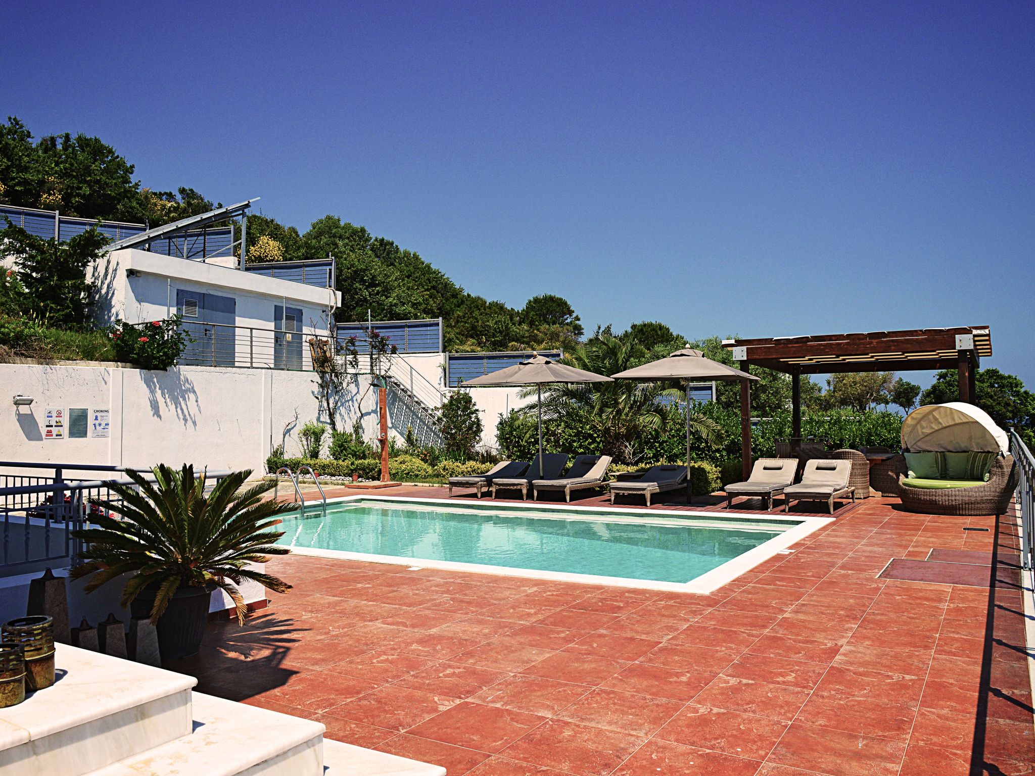 Mit Privatpool für 9 Personen ca. 200 m&sup2; in Pounta, Ägäis (Skiathos)-Buiten