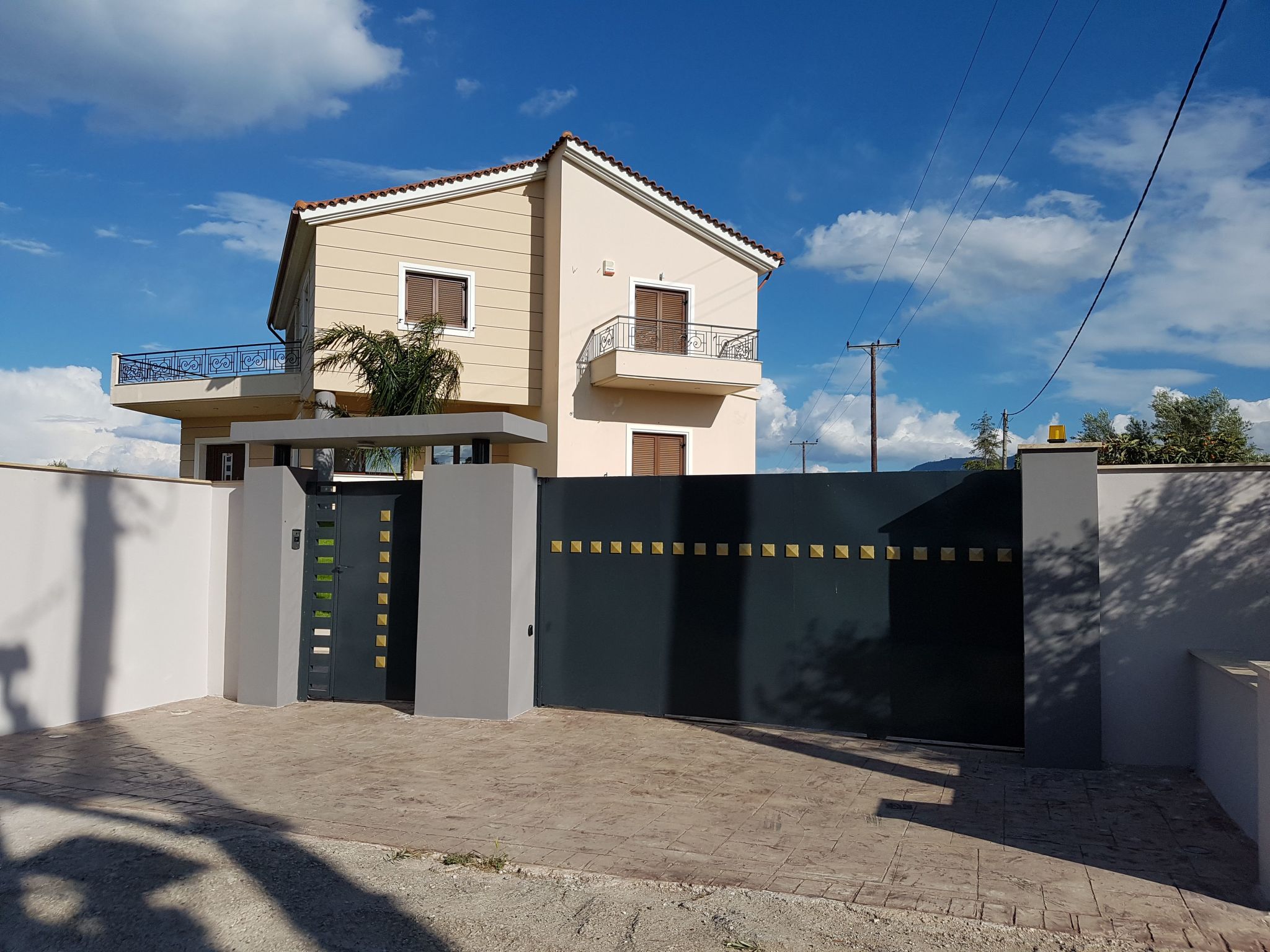 Villa "Dimitris" mit Blick auf das Wasser