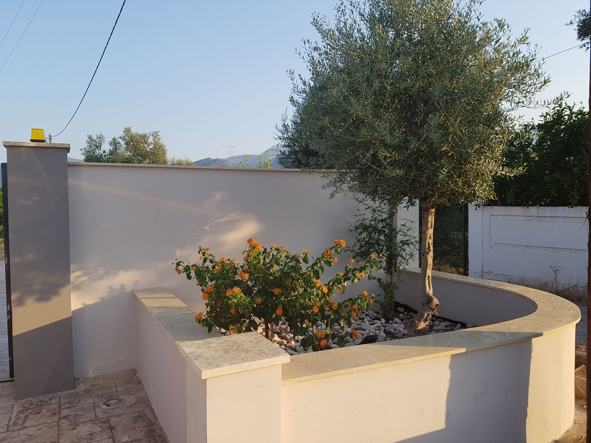 Villa "Dimitris" mit Blick auf das Wasser-Buiten