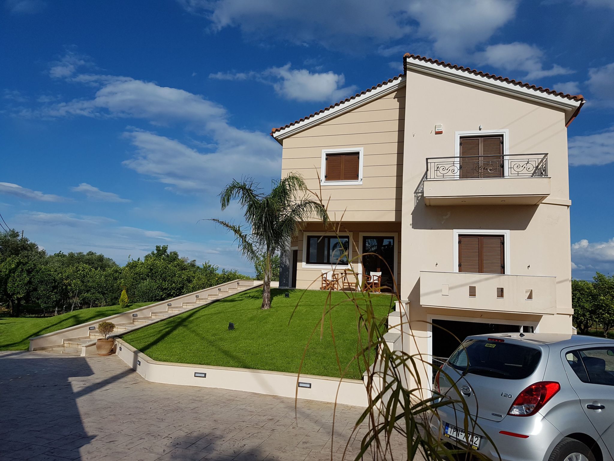 Villa "Dimitris" mit Blick auf das Wasser-Buiten