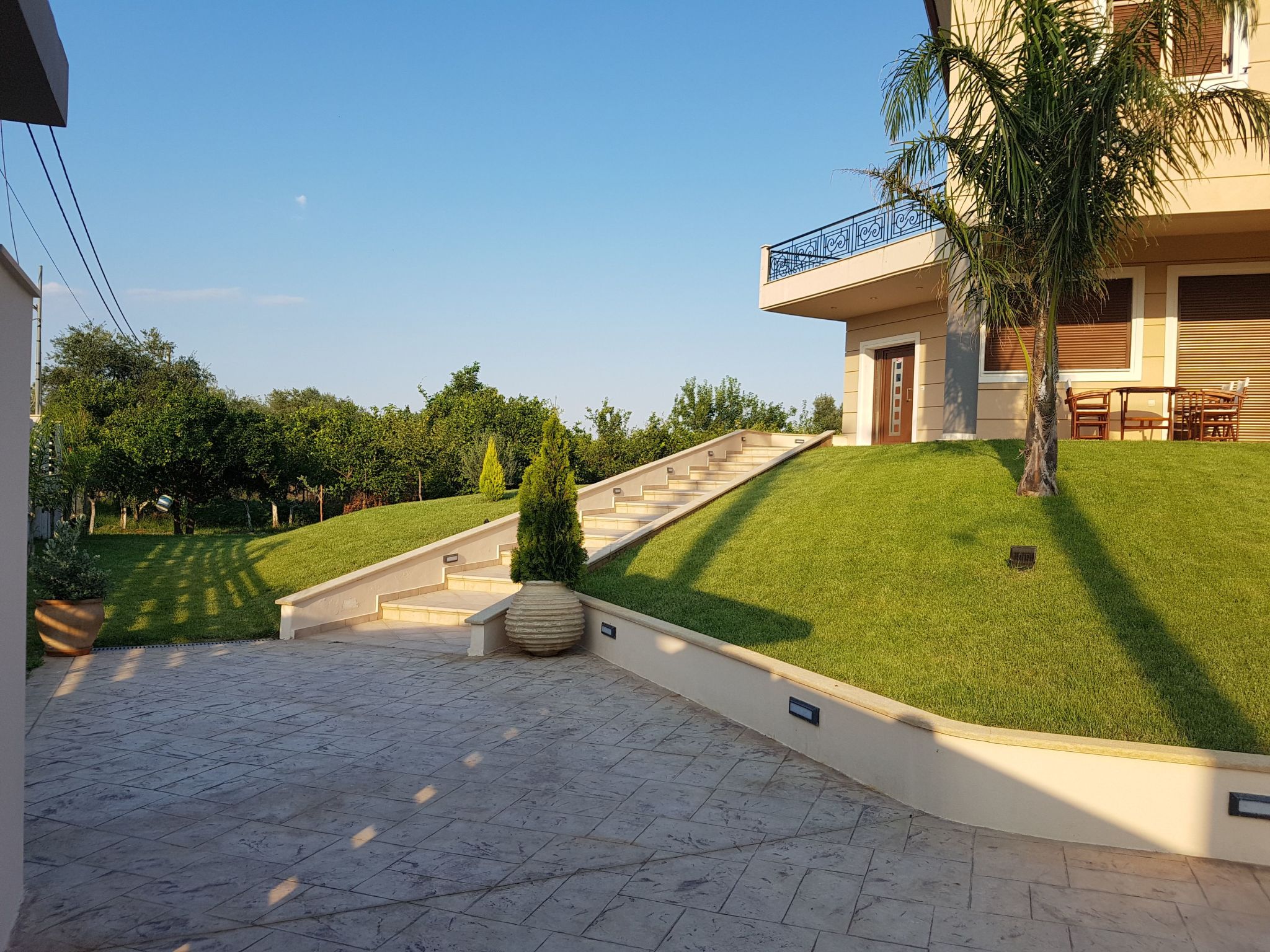 Villa "Dimitris" mit Blick auf das Wasser-Buiten