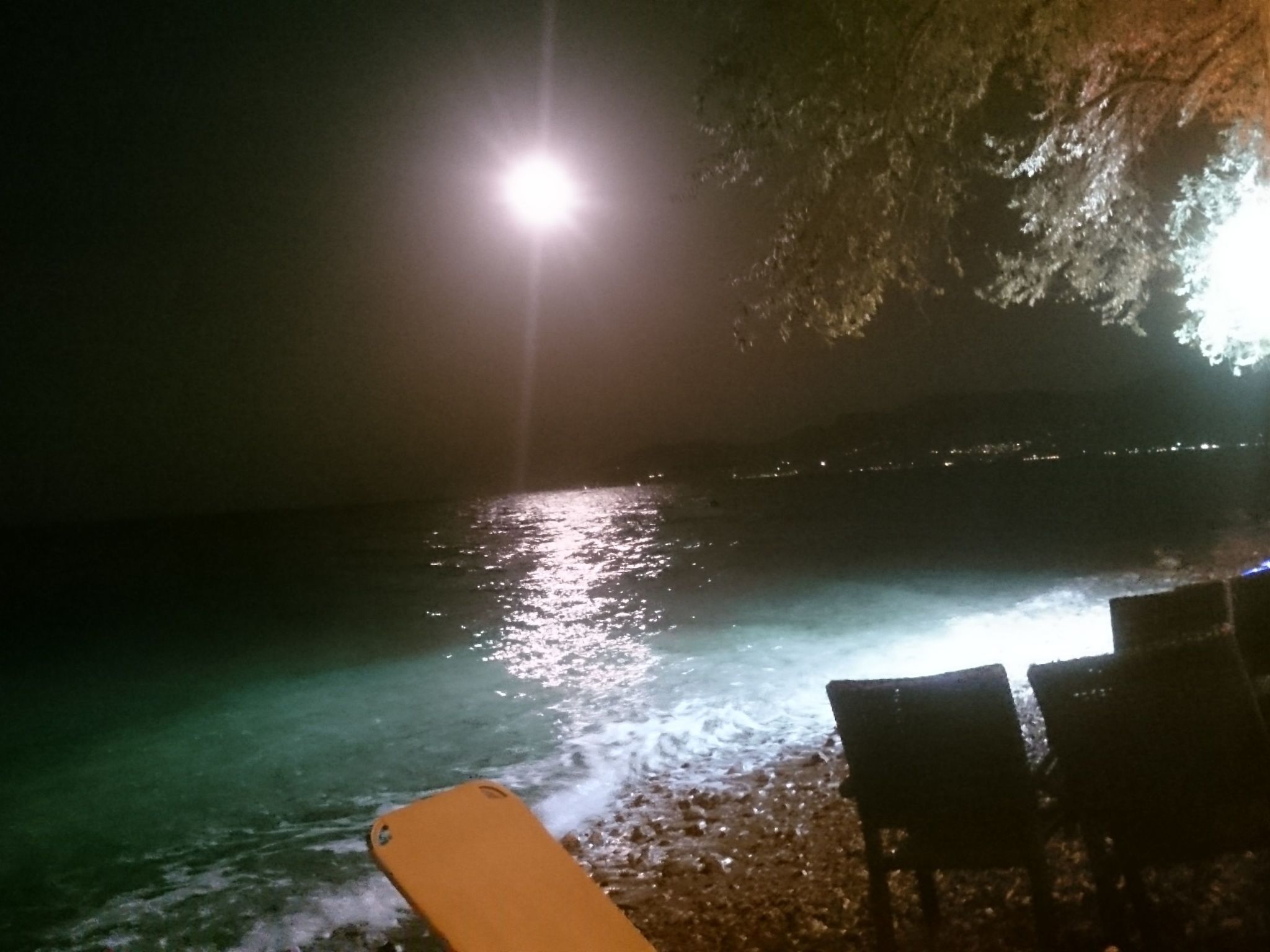 Villa "Dimitris" mit Blick auf das Wasser-Buiten