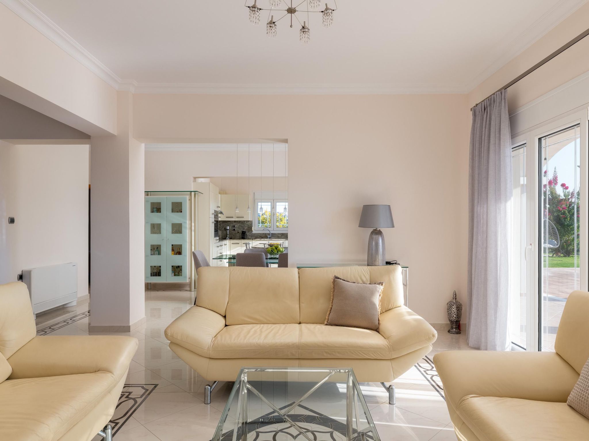 Villa Kamos in Archangelos-Inside