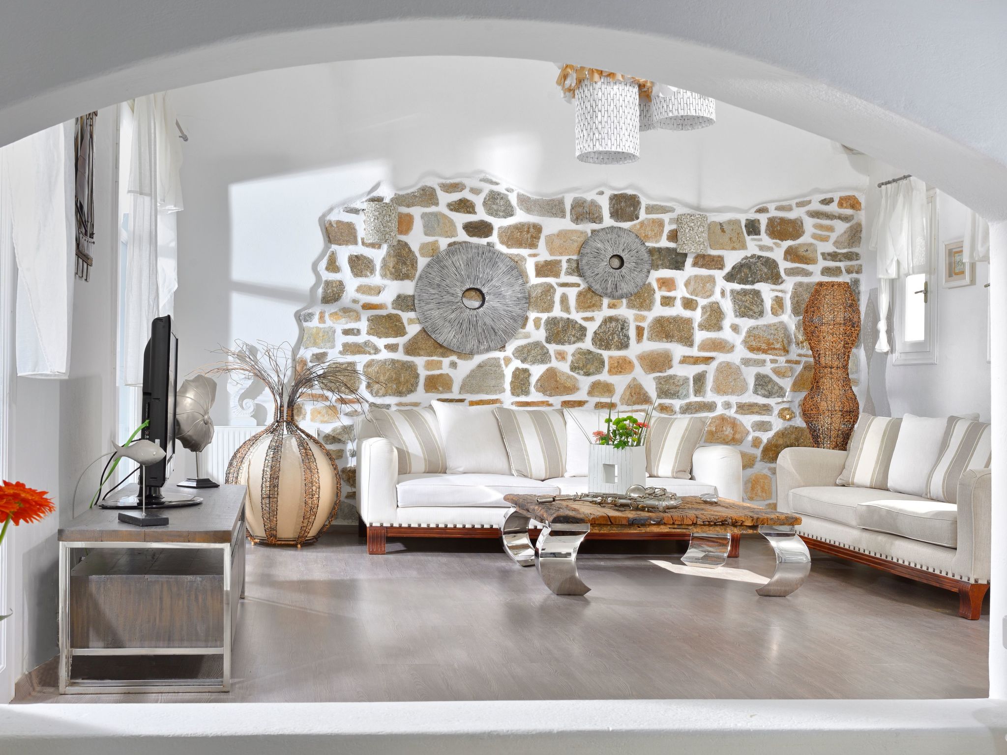 "Calypso Sunset" mit Terrasse-Dedans