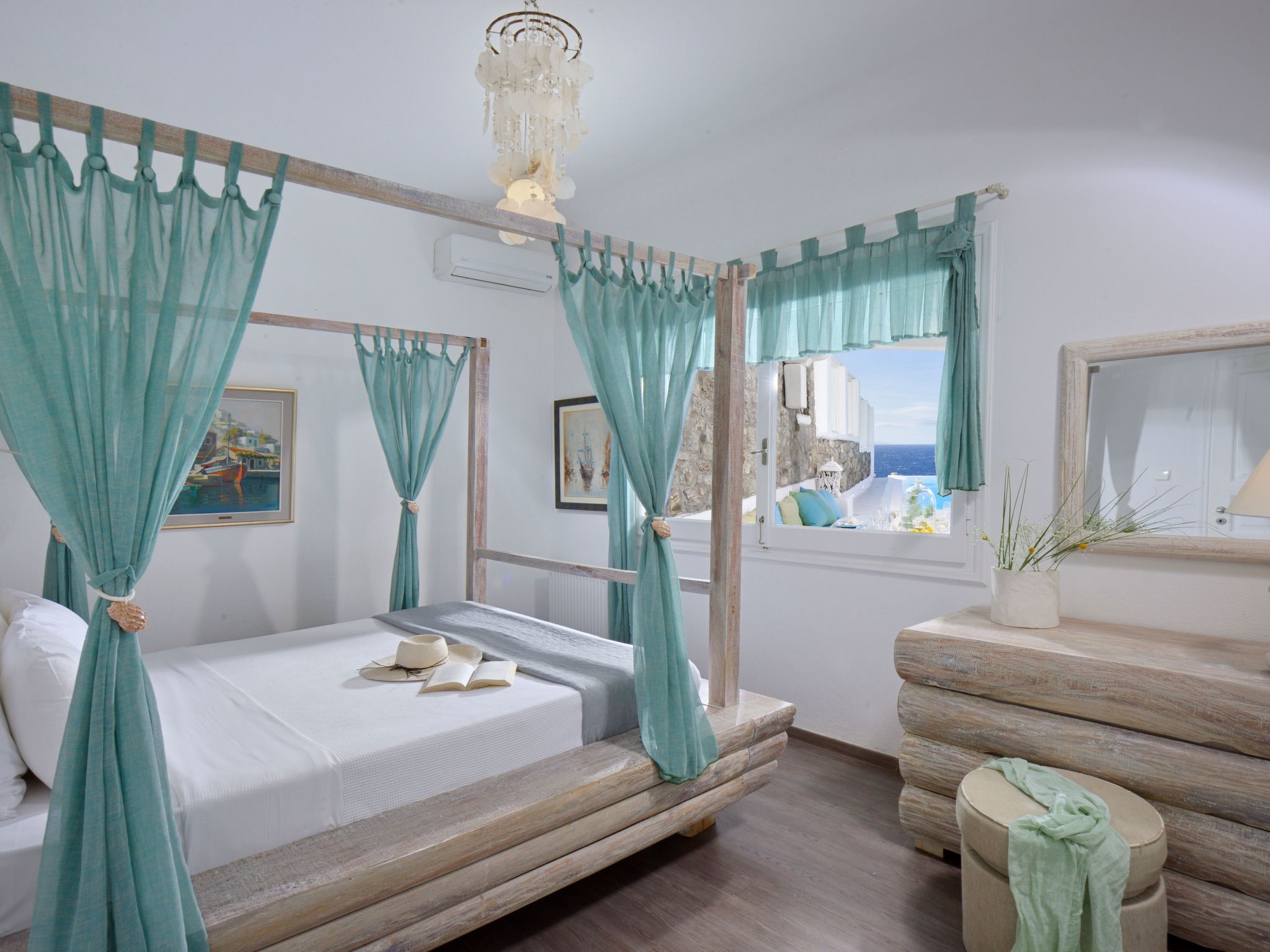 "Calypso Sunset" mit Terrasse-Dedans