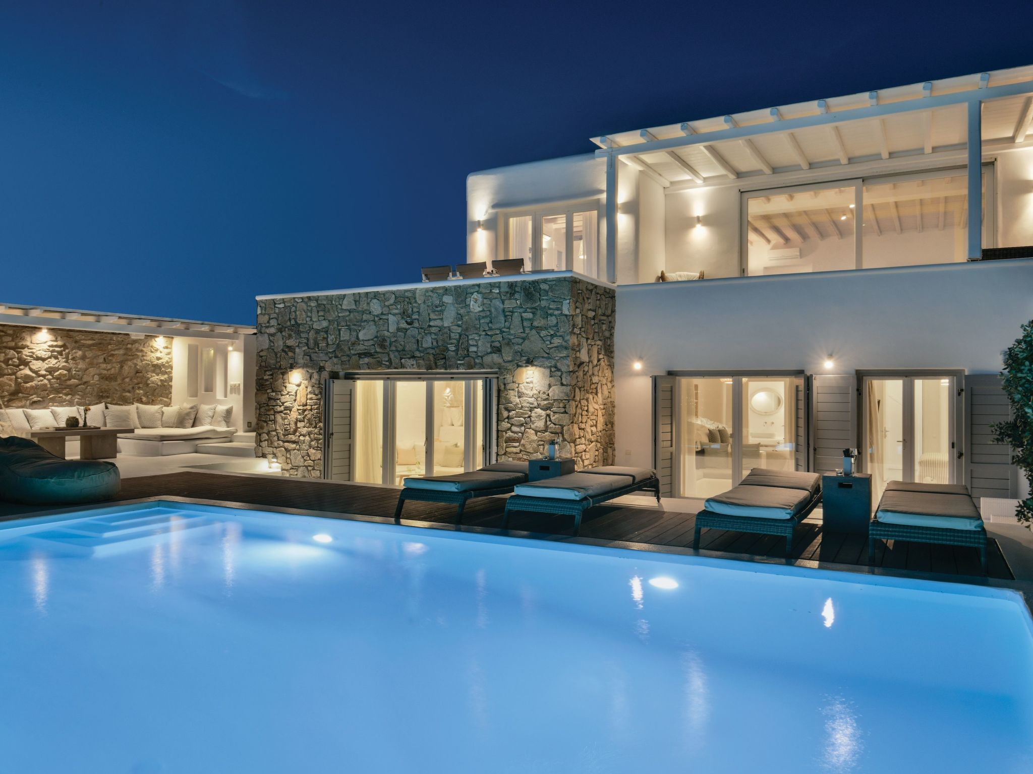 Villa Serene zu Fuß zu 4 Stränden