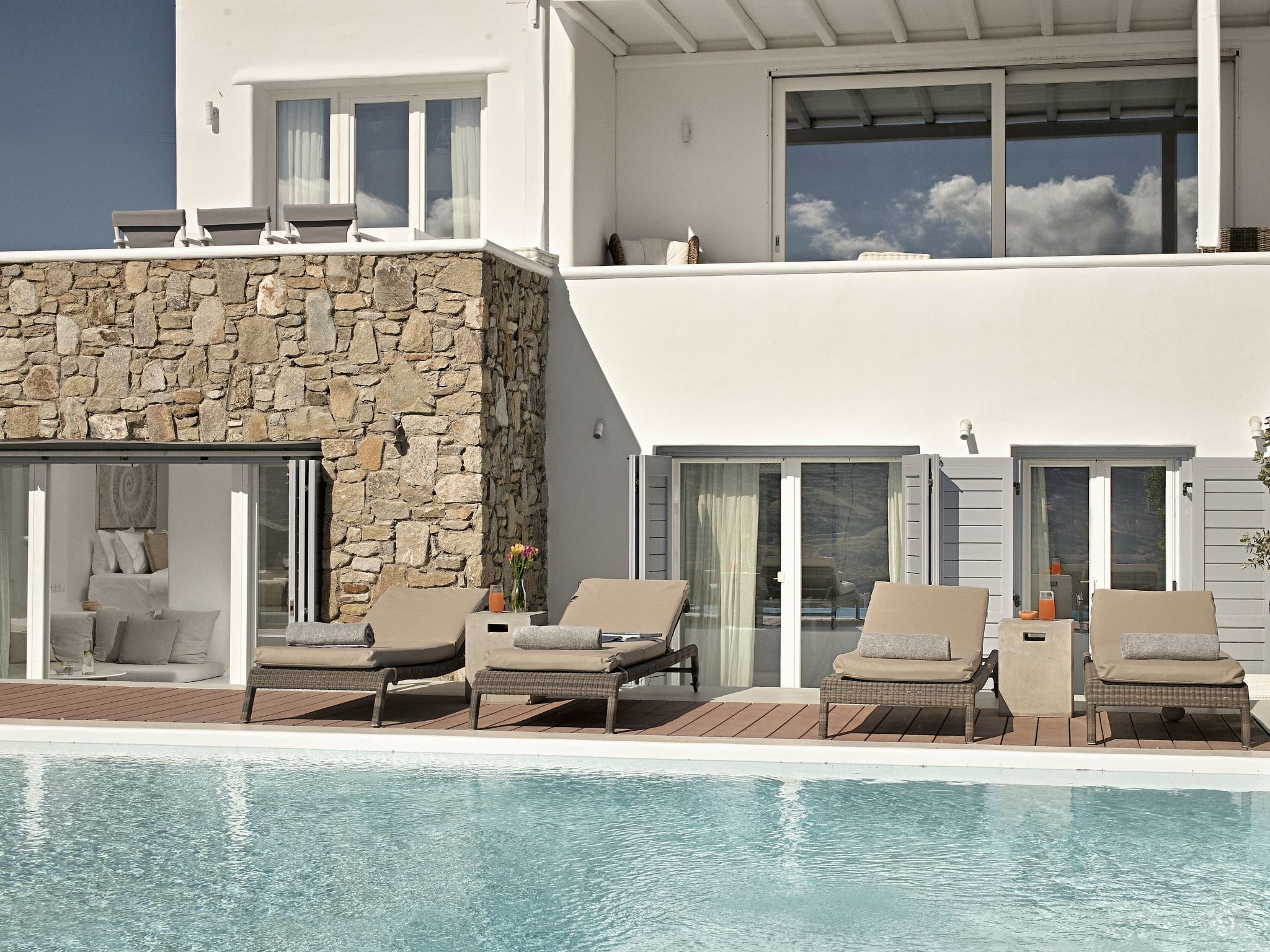 Villa Serene zu Fuß zu 4 Stränden-Buiten