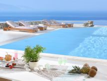 Luxe zeevilla met privézwembad en directe strandtoegang op Mykonos - thumbnail 2