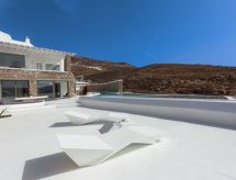 Luxe villa aan zee met privé verwarmd zwembad in Mykonos-Stad - thumbnail 3